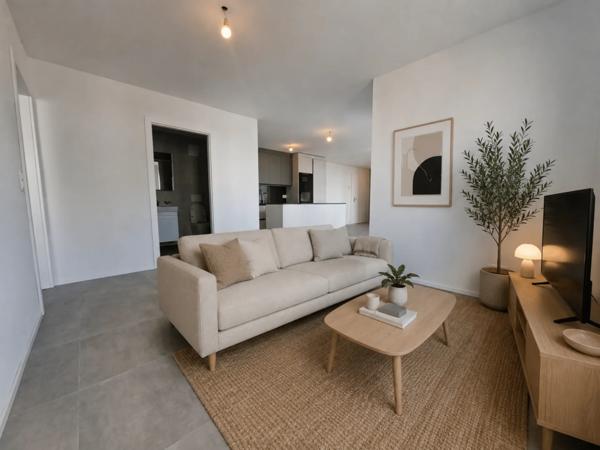 Appartement neuf de 2.5 pièces au 1er étage à Farvagny