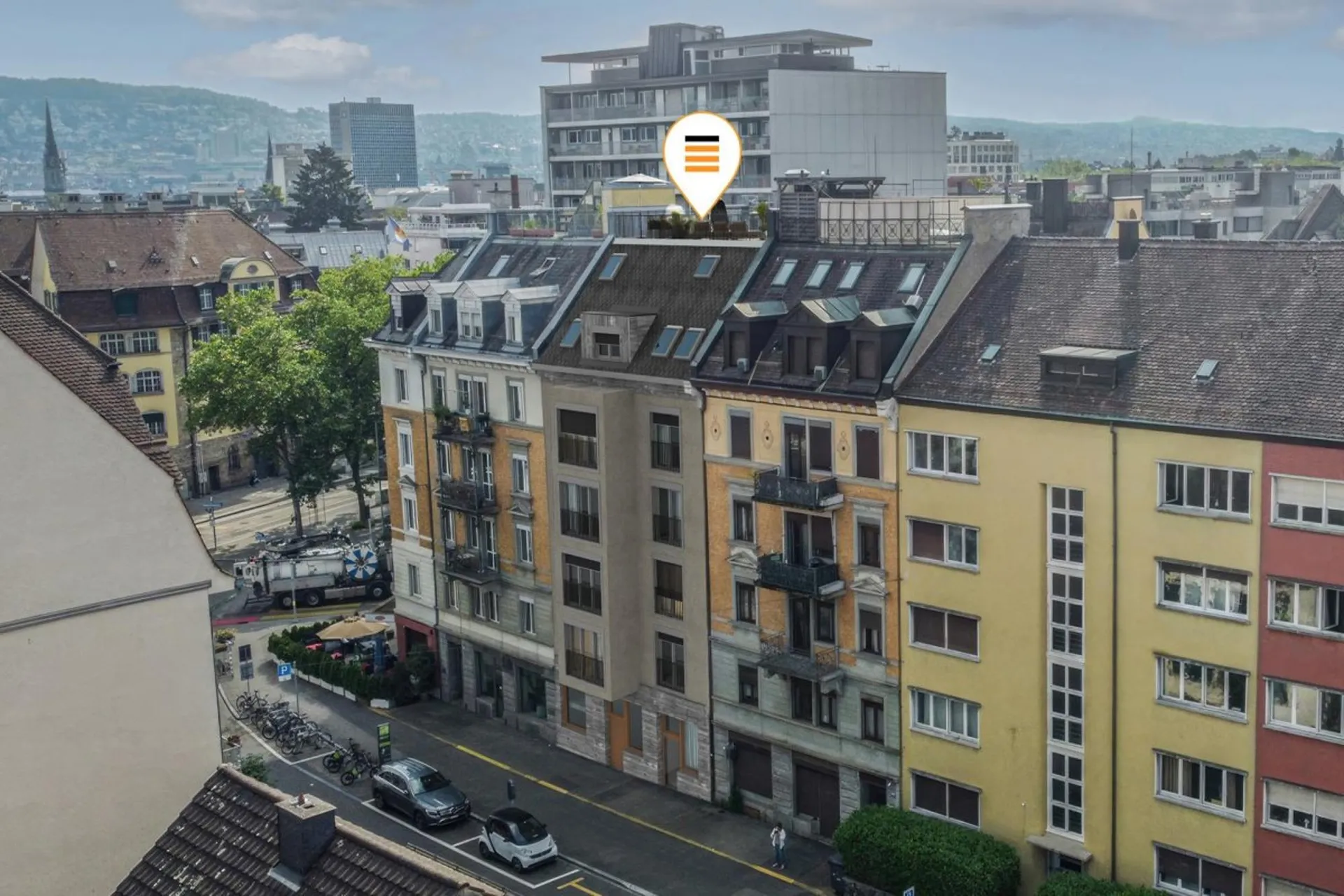 City-Juwel: Top-Lage mit spektakulärem Weitblick