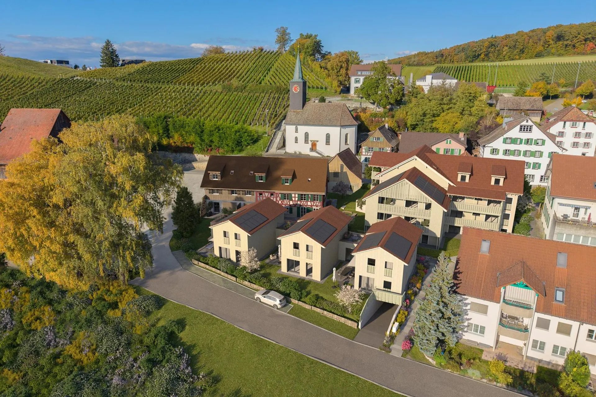 Modernes 7.5-Zimmer-Reihenhaus in ruhiger Dorfmitte von Dörf­lingen