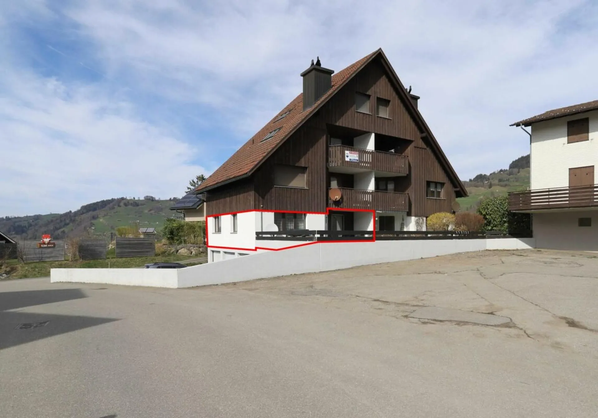 Gemütliche Gartenwohnung direkt am Ski- und Wandergebiet
