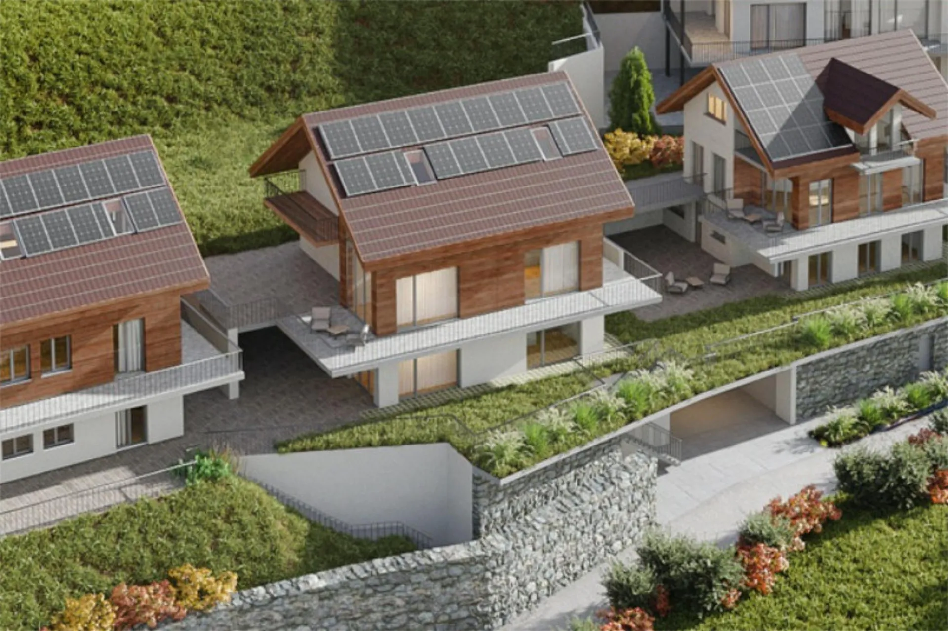 Neubau, Erstwohnsitz oder Ferienhaus mit  Einliegerwohnung
