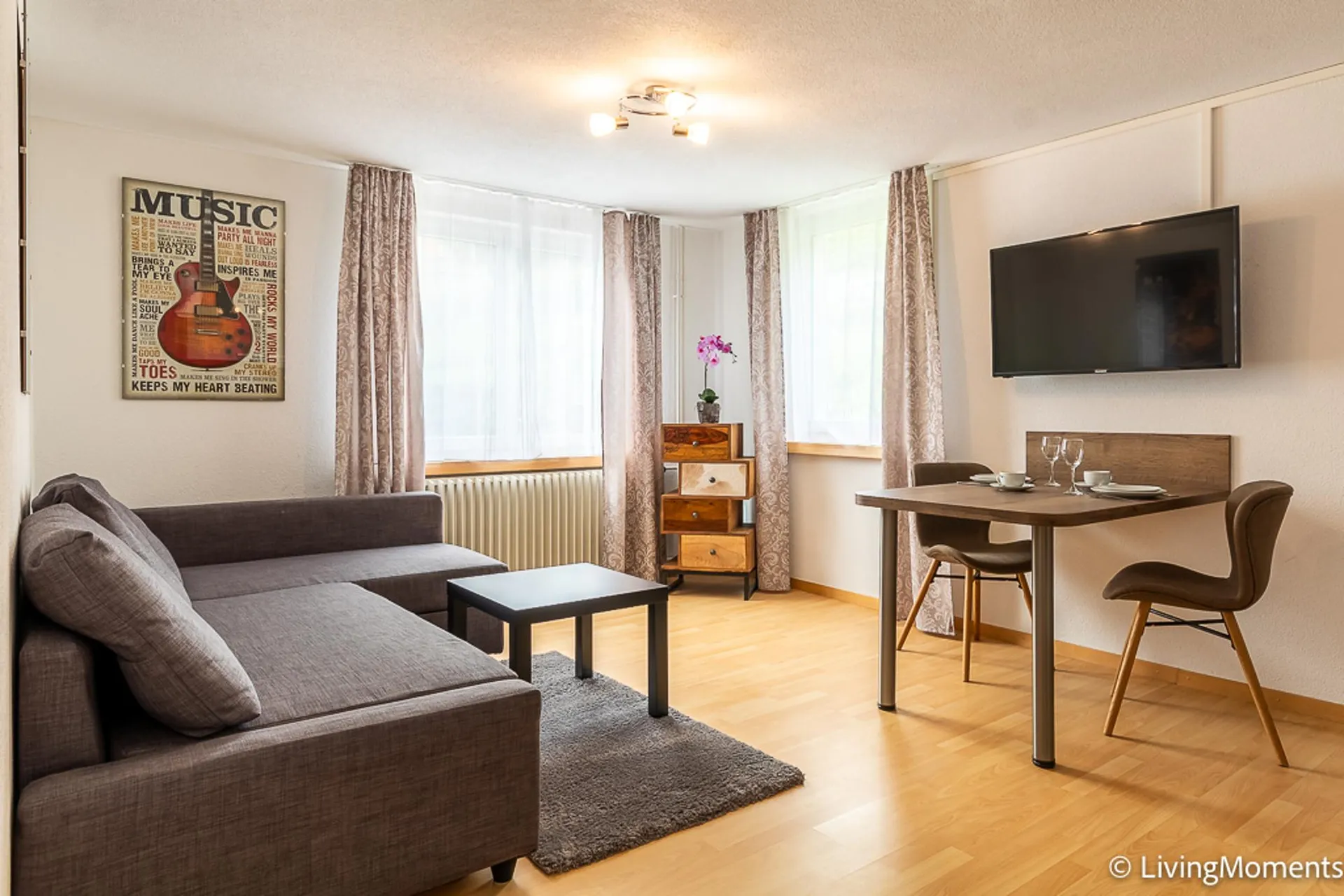Modern und gemütliches möbliertes 1.5-Zimmer Appartement in Sargans