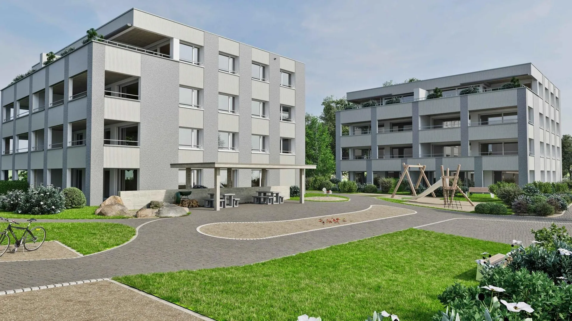 Wohnüberbauung ALZBACHFELD Reinach - 3.5- bis 5.5-Zimmer-Eigentumswohnungen