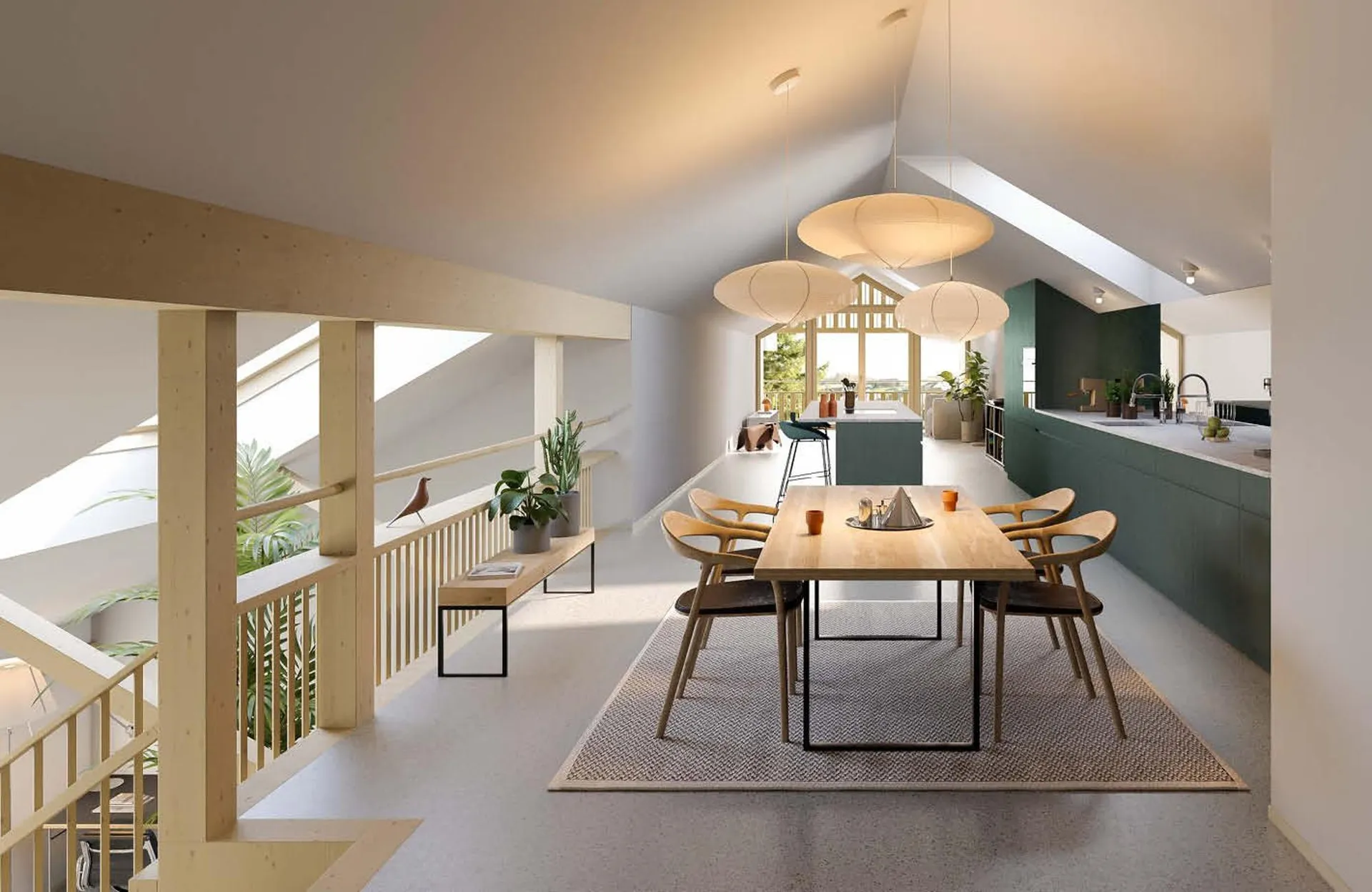 Letzte verfügbare Einheit – Loft mit 150 m² Wohnfläche und bis 4.2 m Raumhöhe