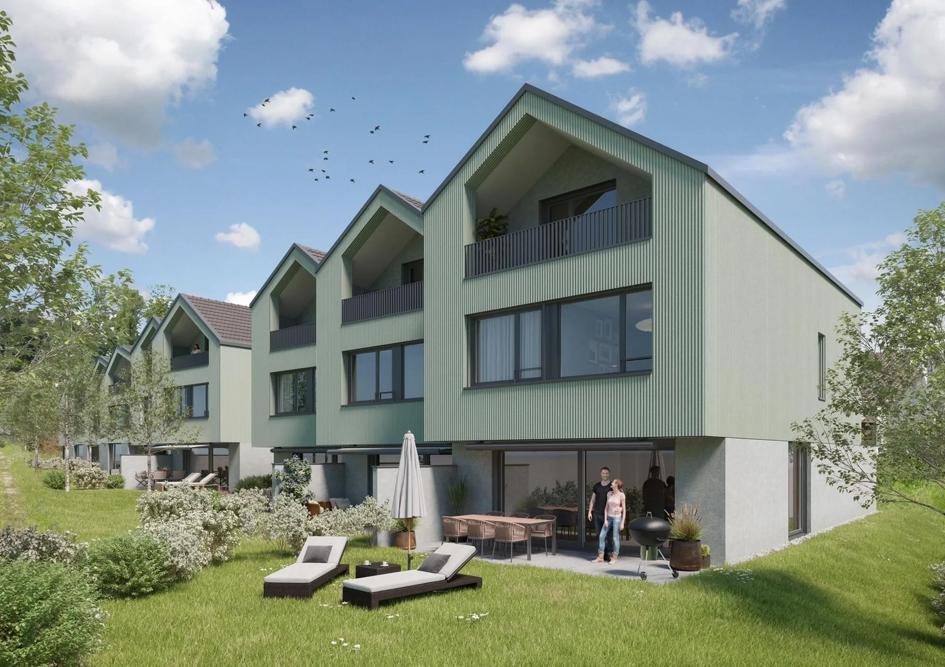 Neubau «Sennenberg Killwangen»: 10 Häuser verfügbar | Bezug Frühling 2028