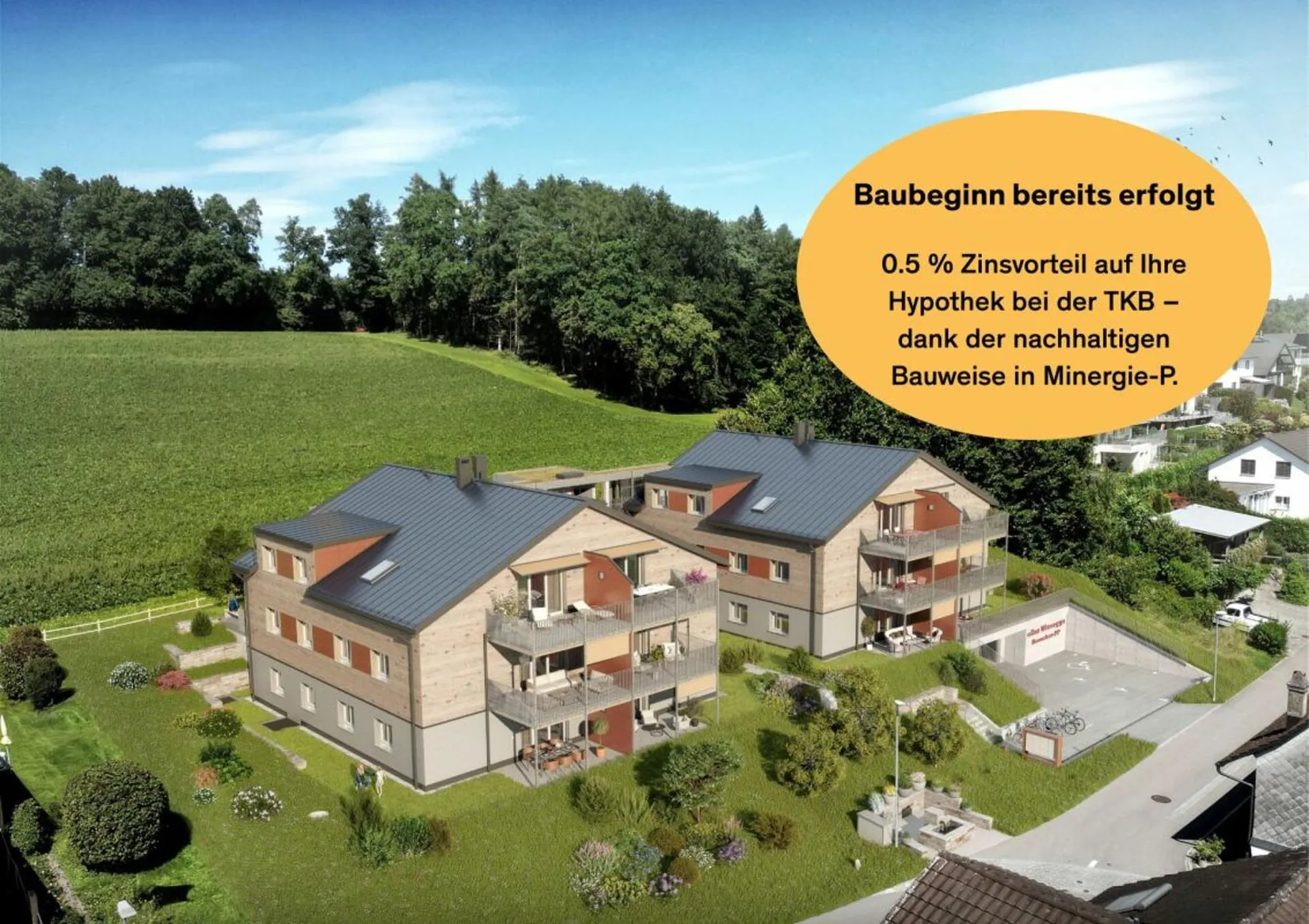 Stilvoller und nachhaltiger Neubau an sonniger Lage