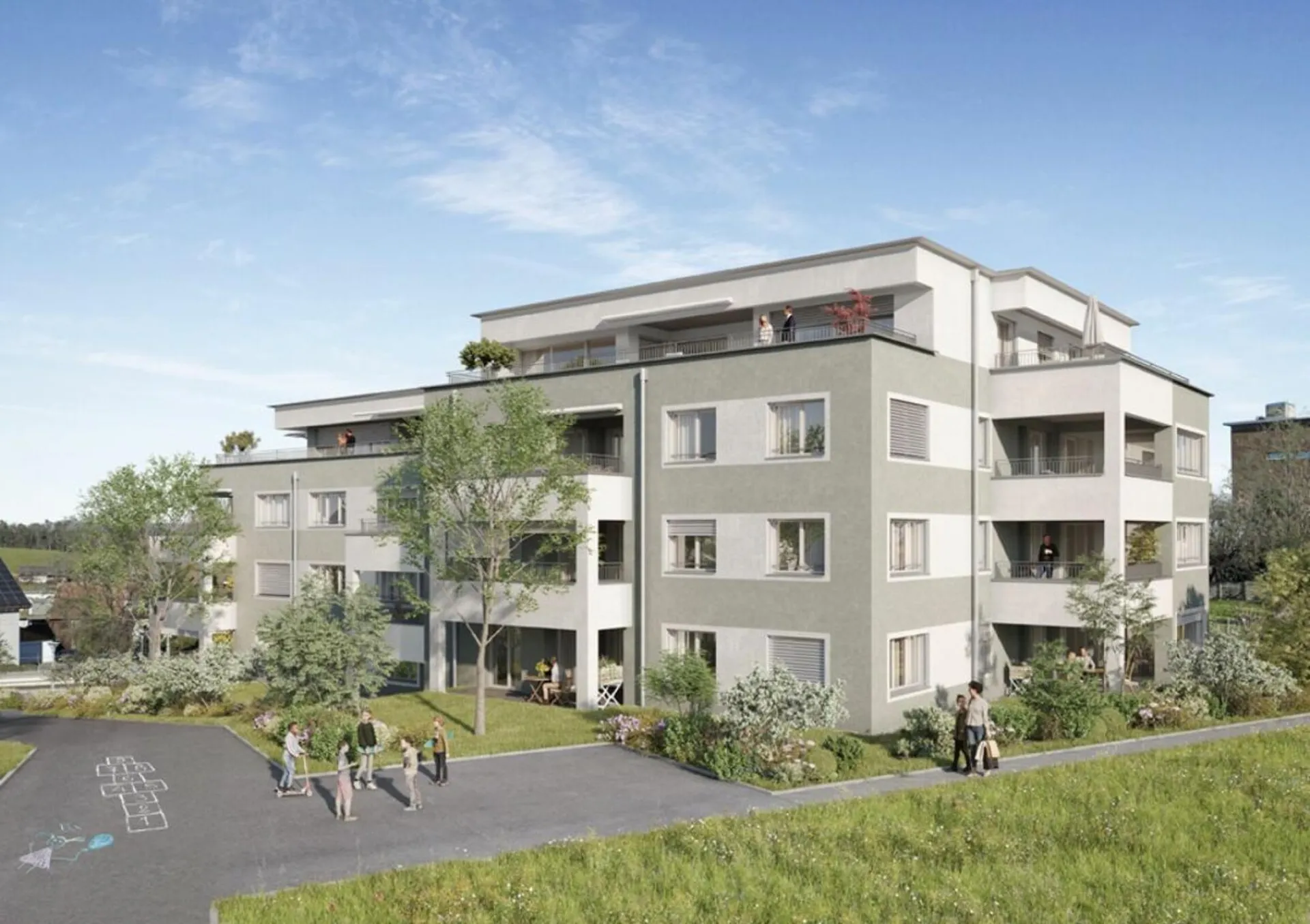 Neubauprojekt | Minergie | 128 m² | 4.5-Zi.-Wohnung im OG