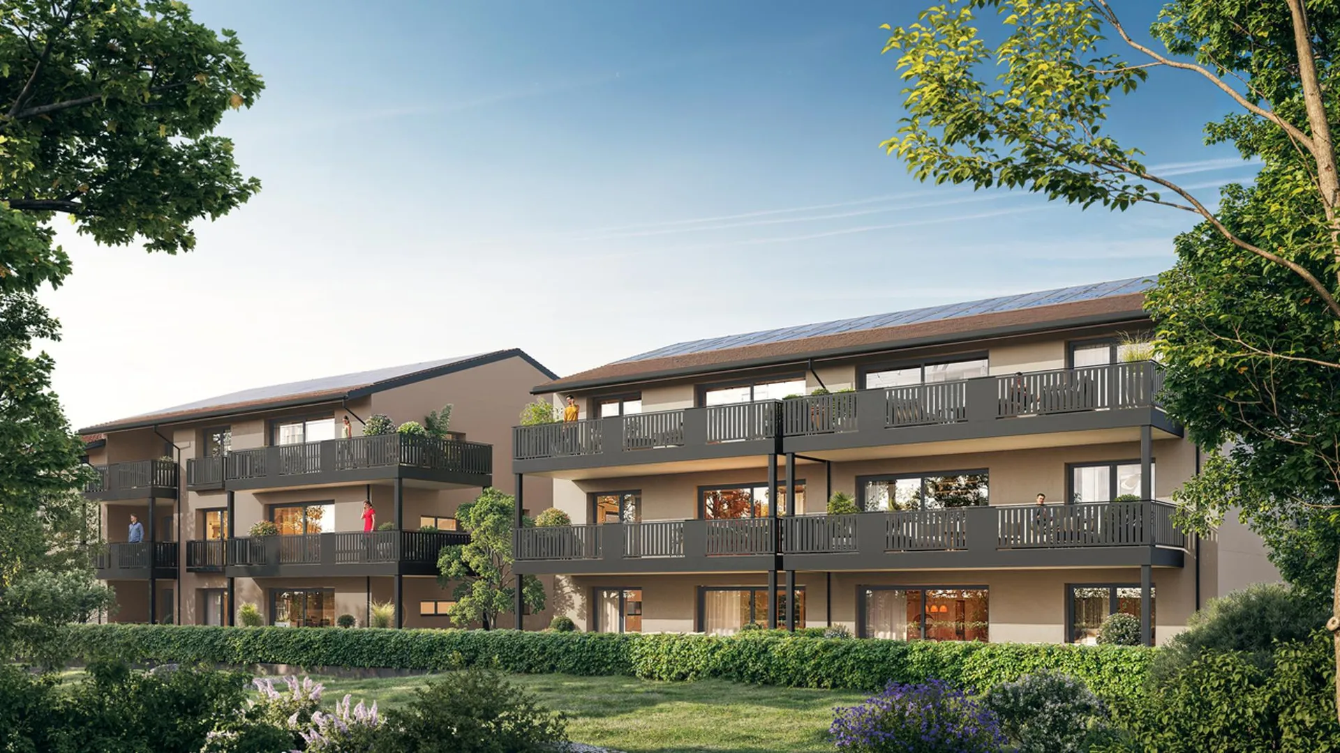 Nouvelle résidence  - Attique de 3.5 pièces avec terrasse .