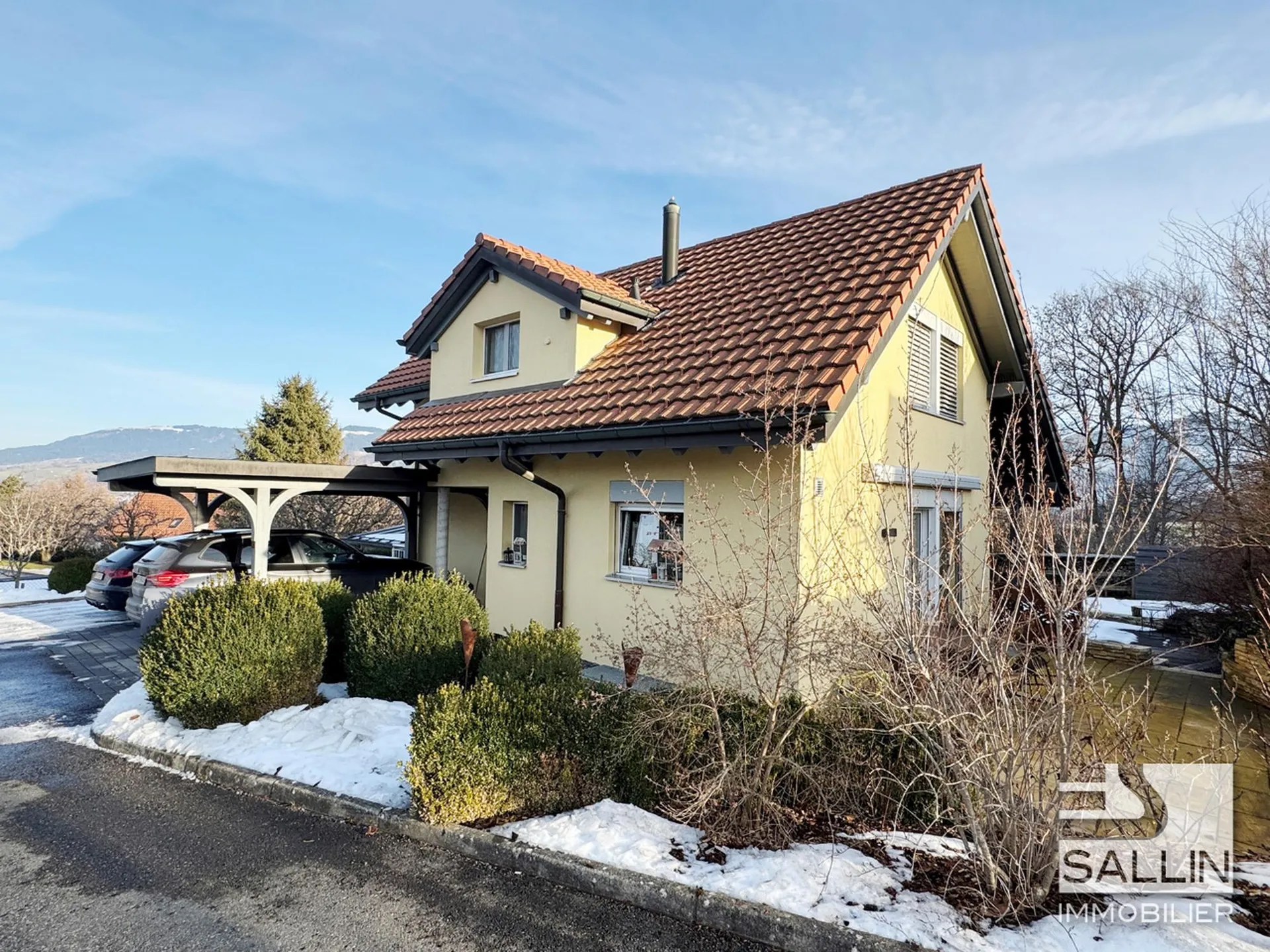 Spacieuse maison individuelle 5½ pièces, cadre paisible en impasse