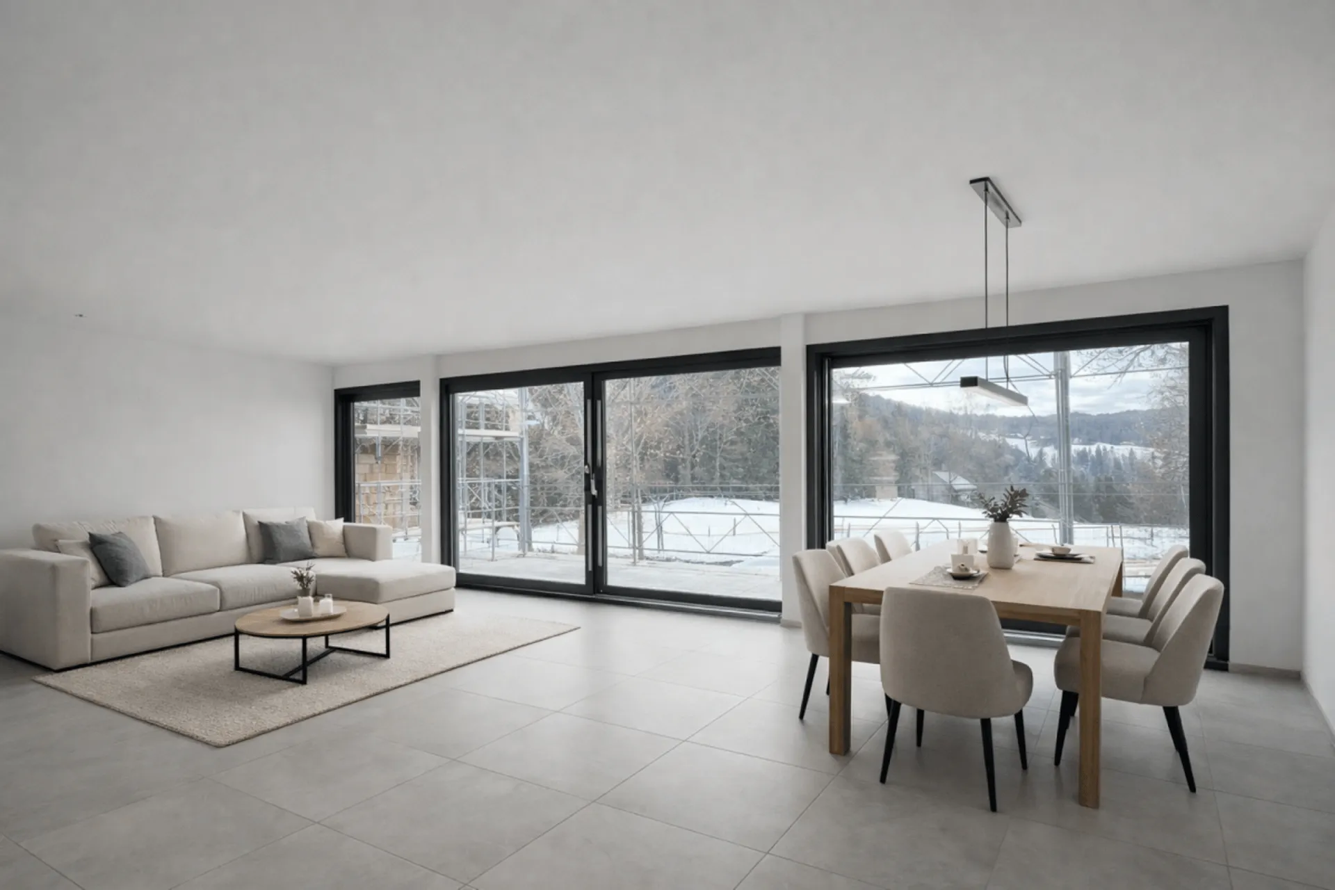 Villa de standing neuve avec une magnifique vue