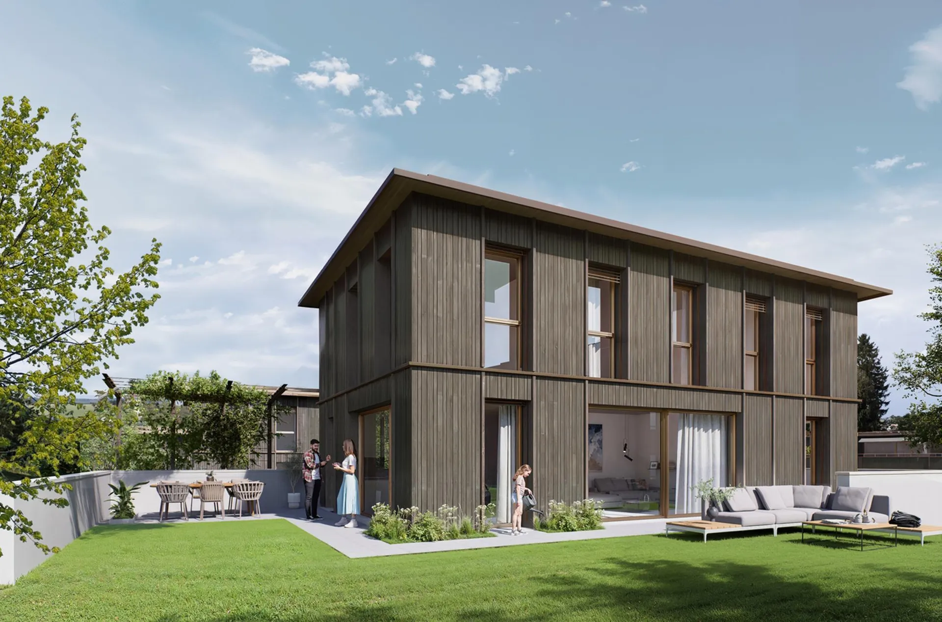 3 villas individuelles de 5.5 pièces