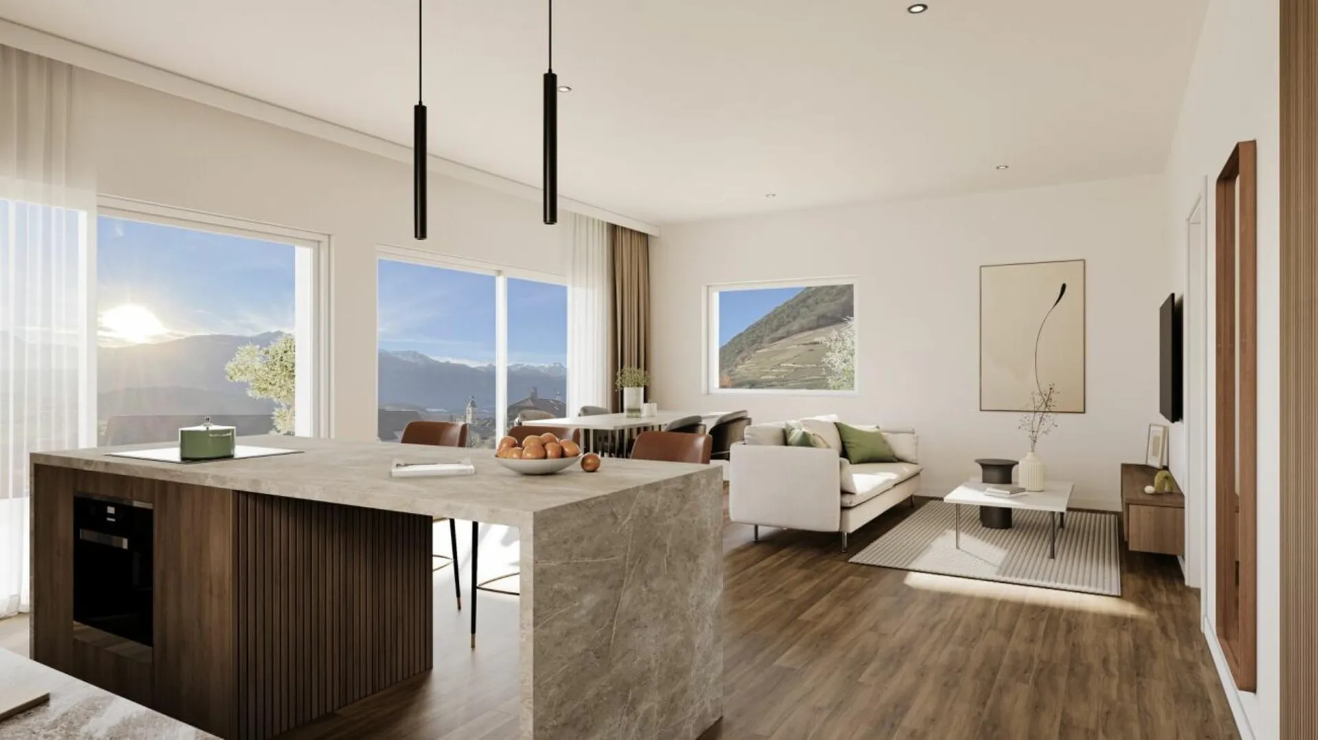 Plus que 4 appartements ! Nouveau logements au coeur d'Ollon