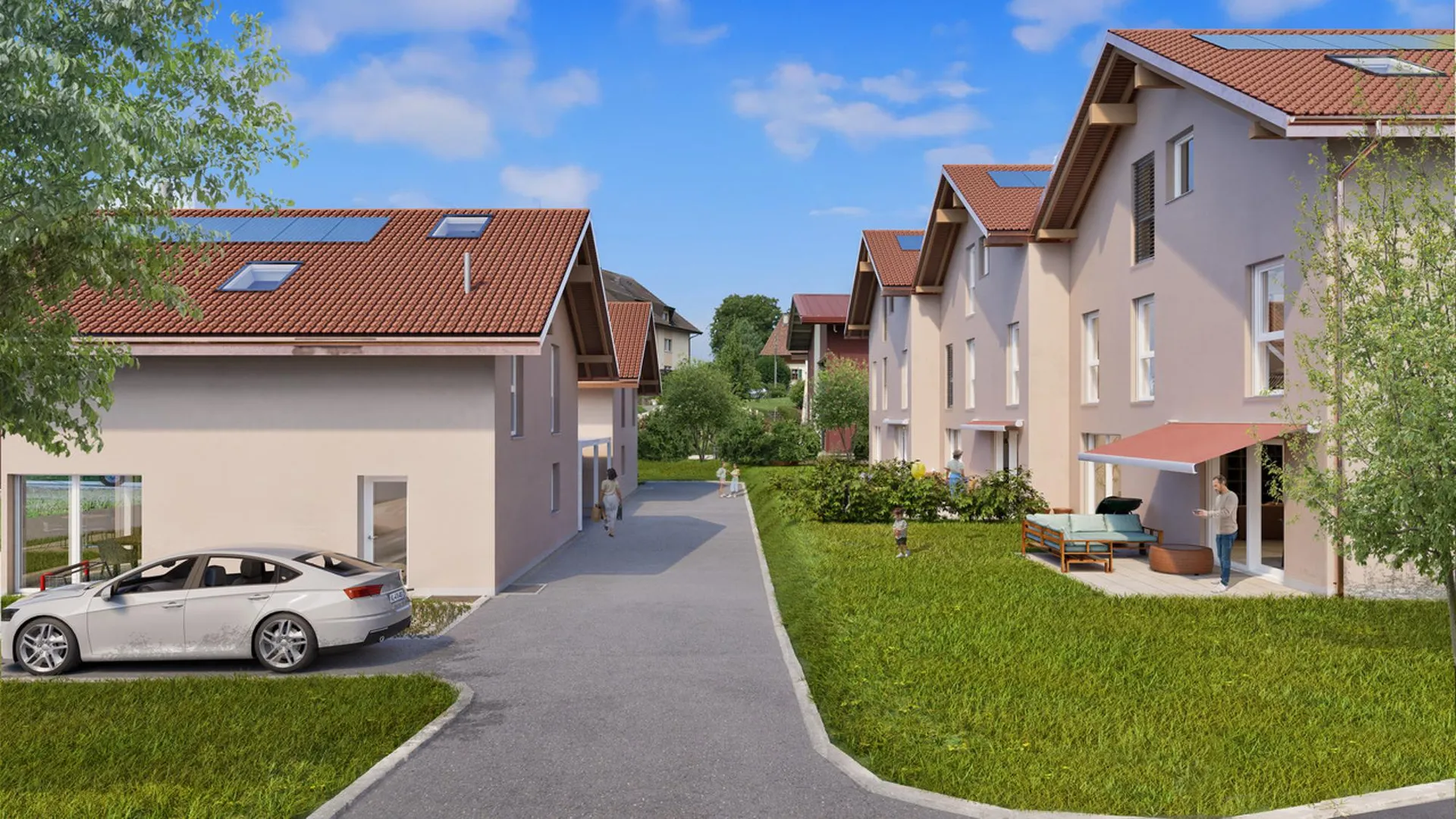 LES VILLAS DU GRAND PRÉ  Villa contiguë en PPE 4.5 pièces - Lot C2