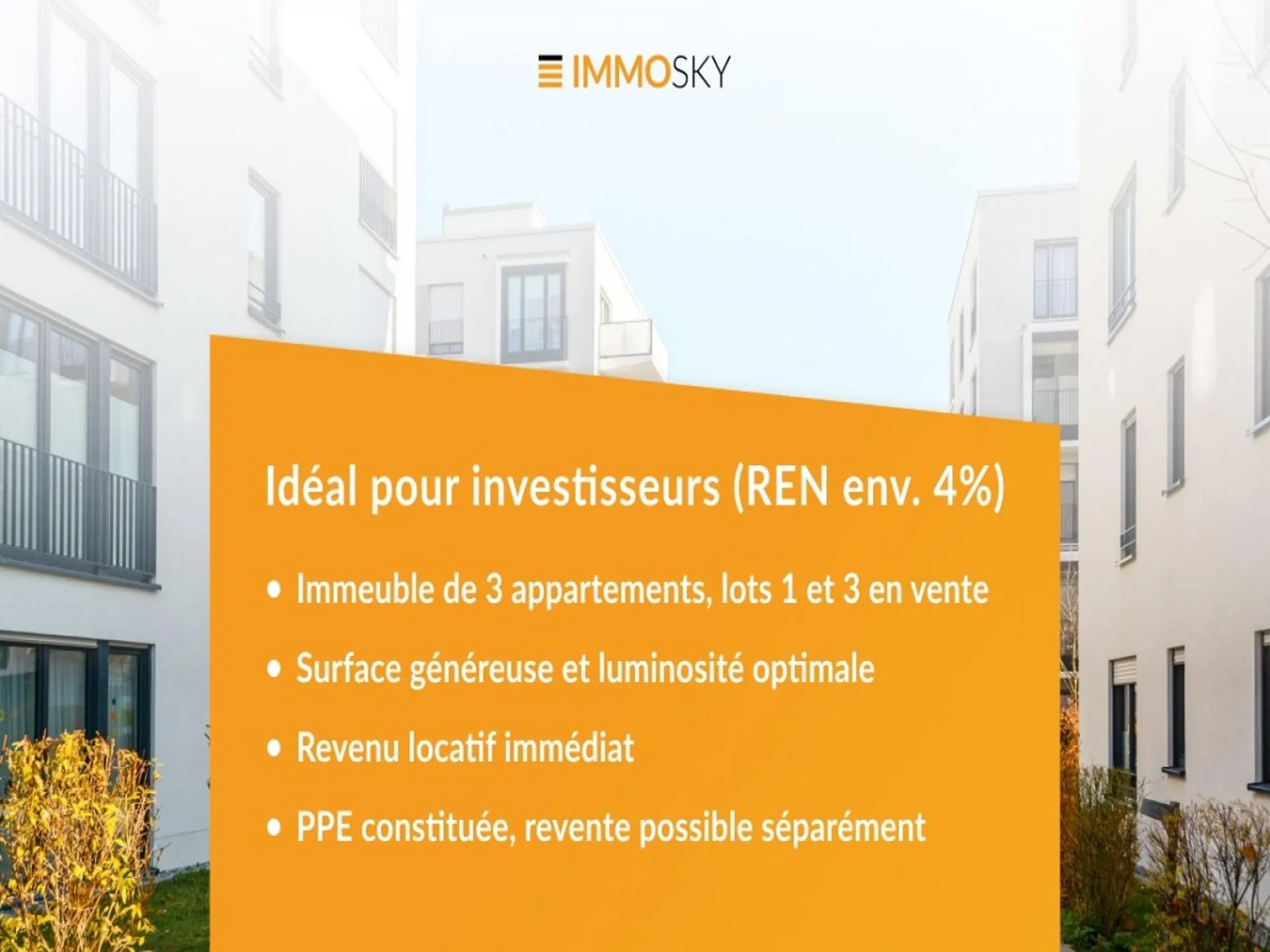 immeuble de rendement à 4 min. d’Avenches (REN env. 4%)