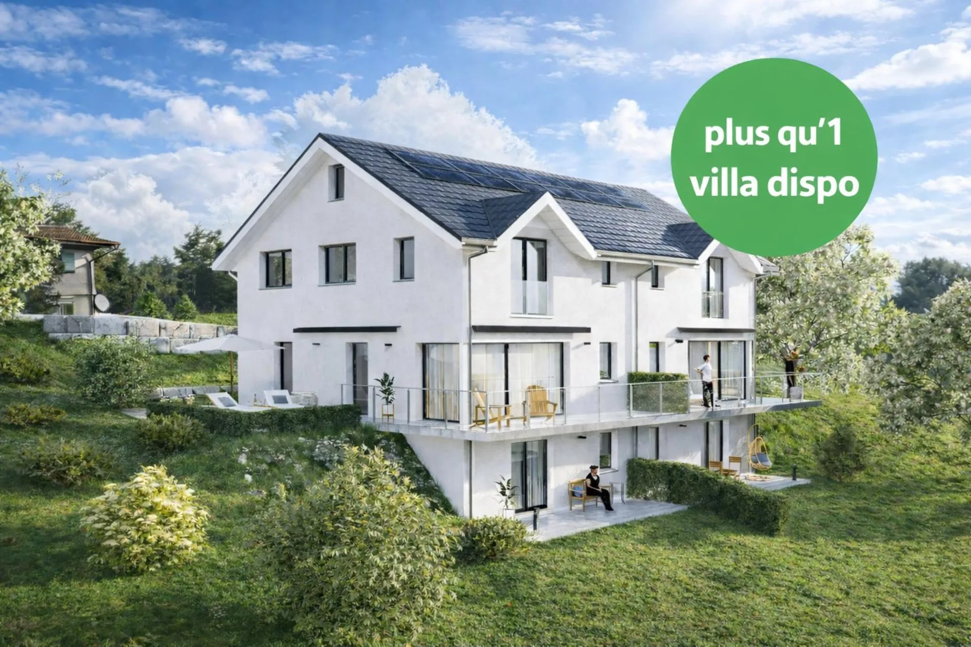 Construction de 2 villas avec une magnifique vue