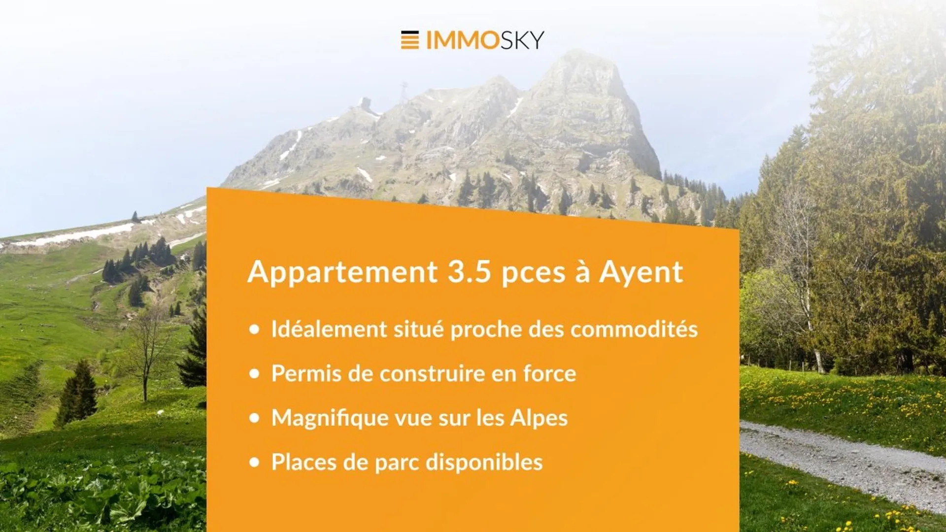 3.5 pièces neuf à vendre à Ayent