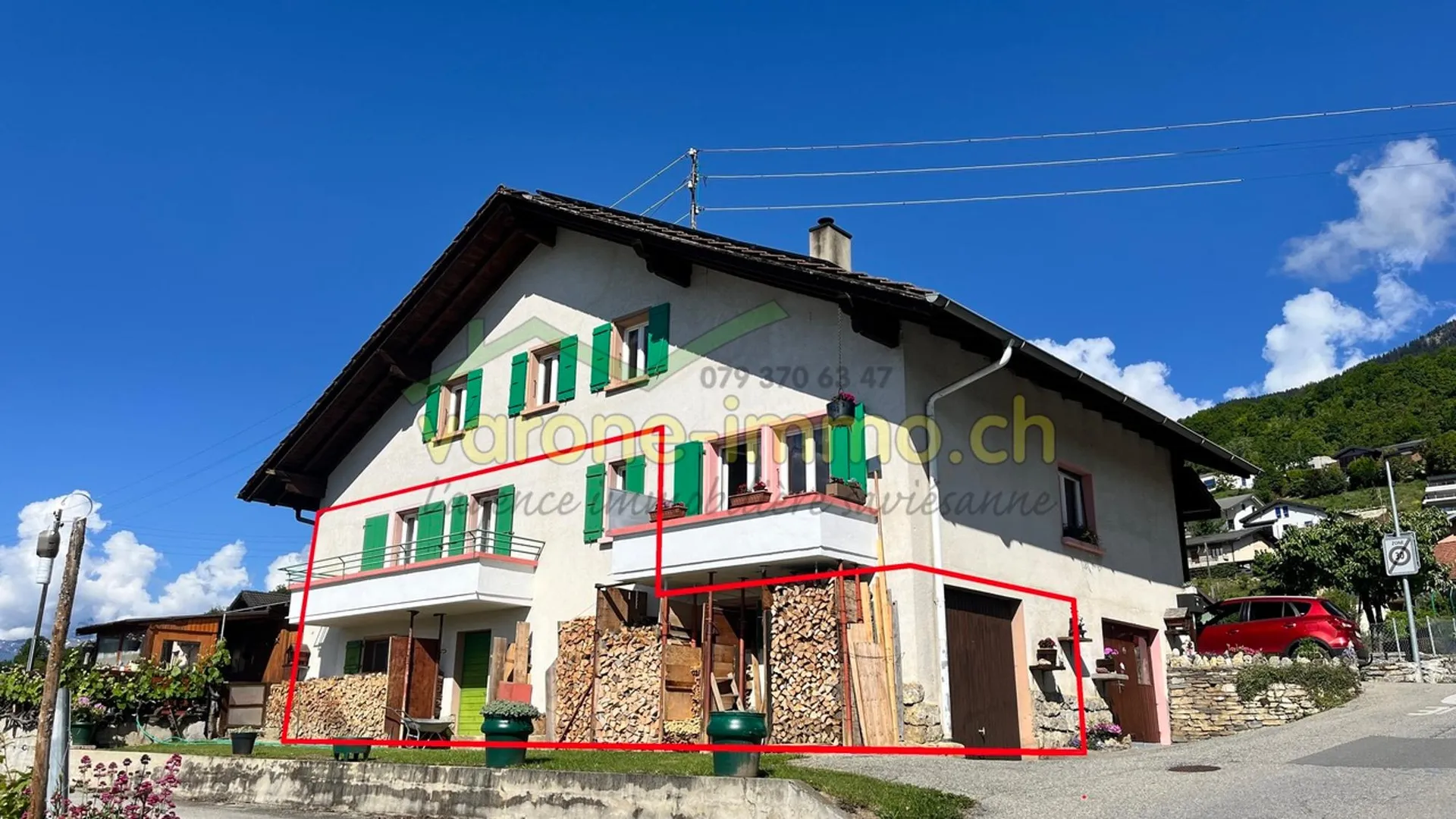 À vendre à Savièse - Appartement de 4 pces dans une maison villageoise