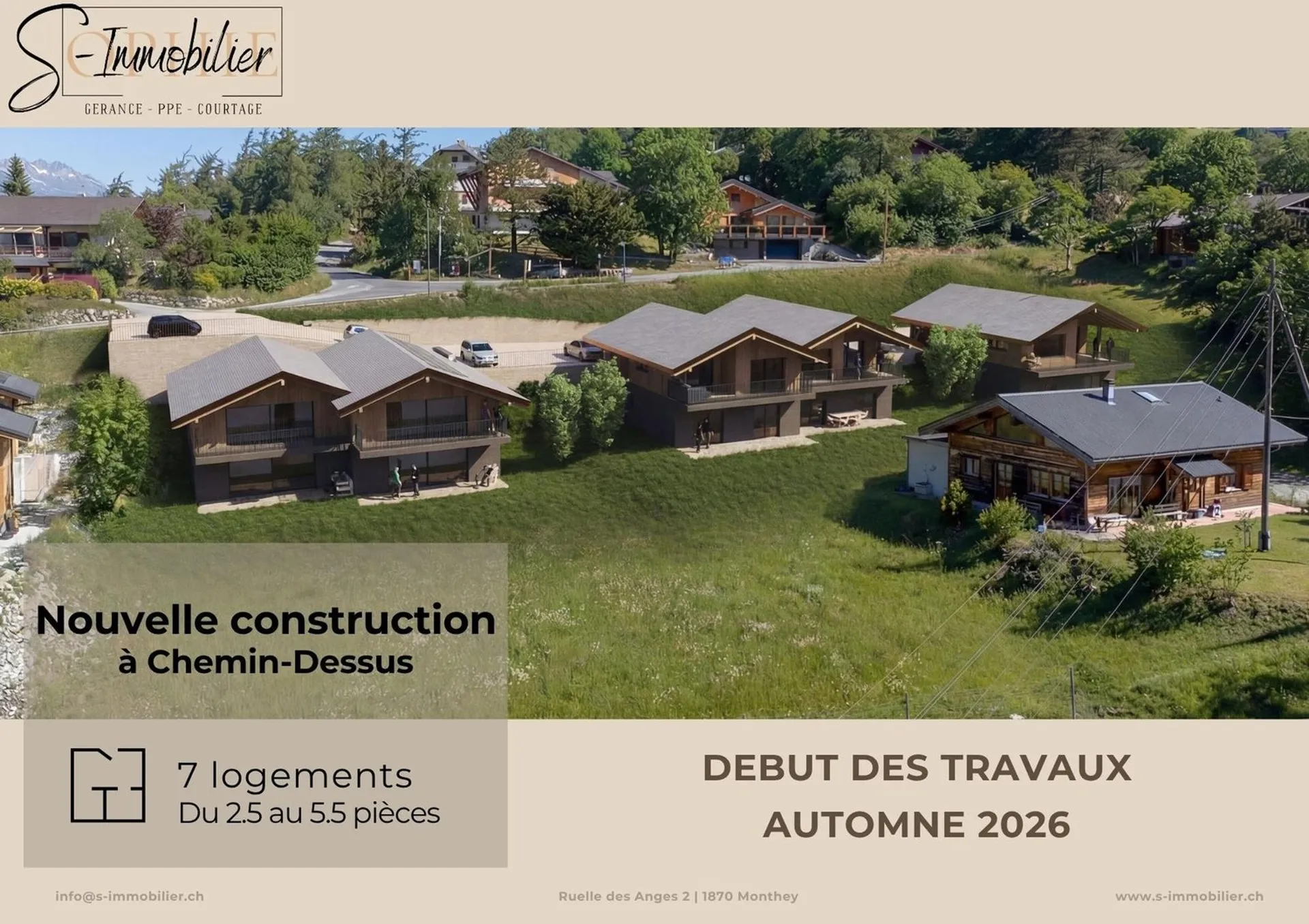Nouvelle construction à Chemin-Dessus - Lot B12
