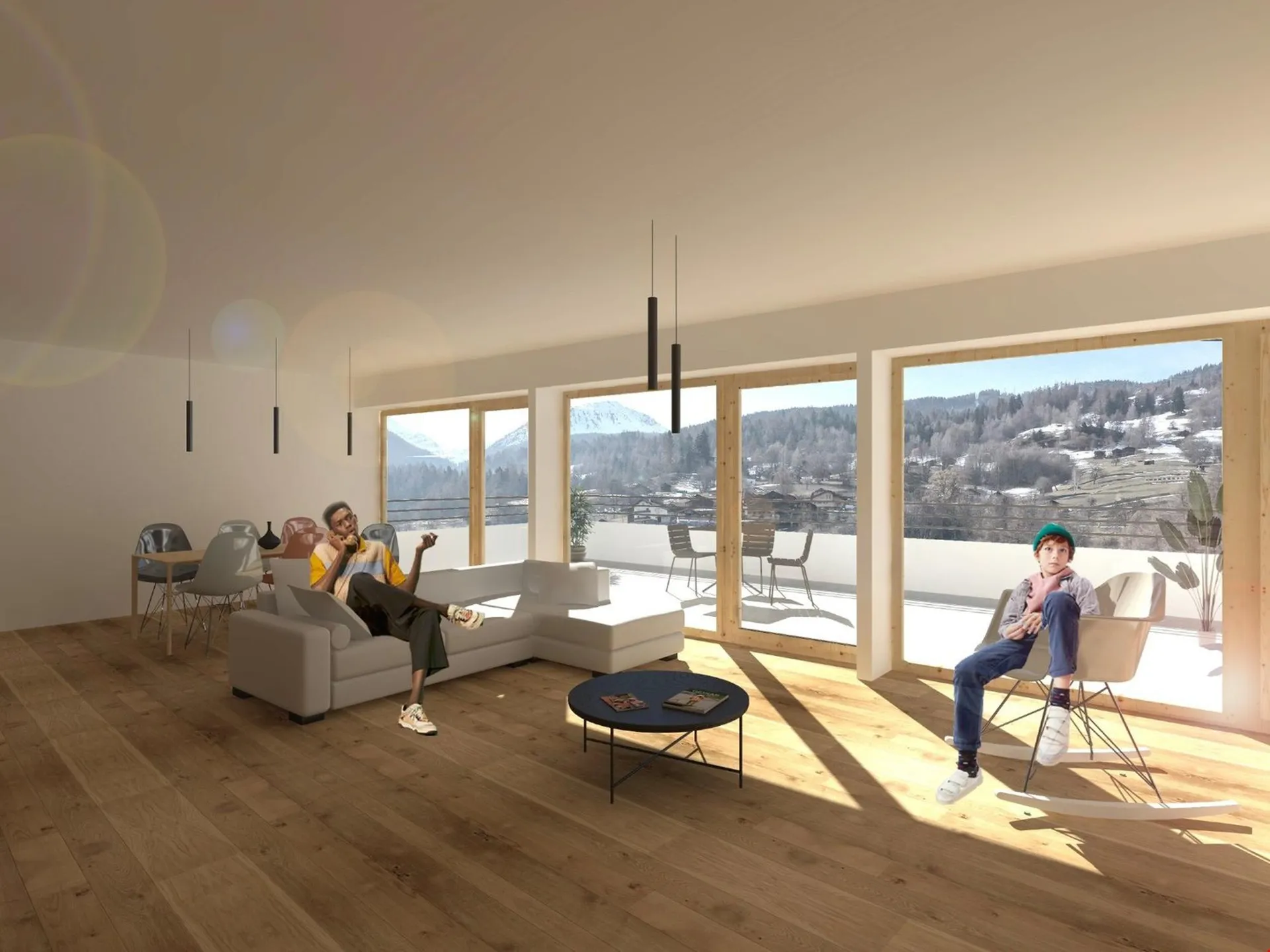Duplex neuf avec grande terrasse