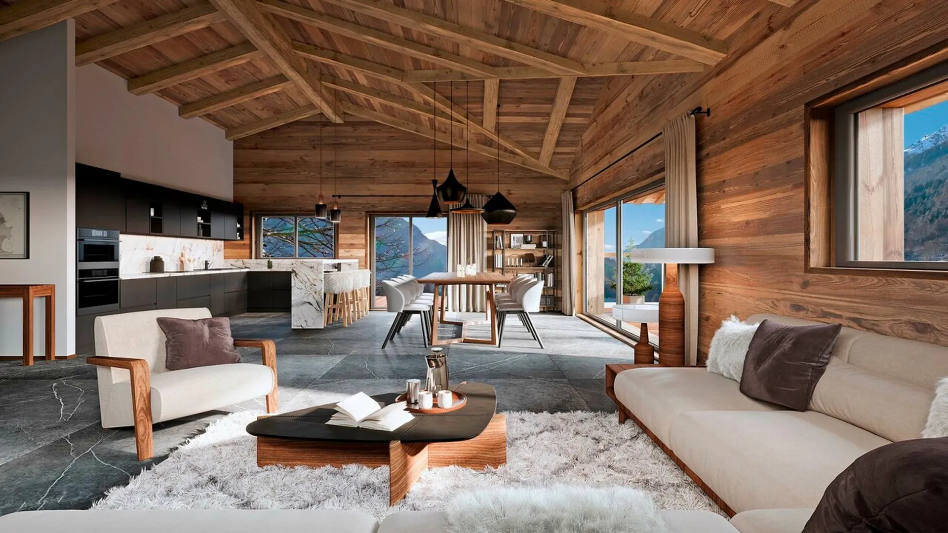 A VENDRE CHALET D'EXCEPTION 4.5 PCES A SALVAN