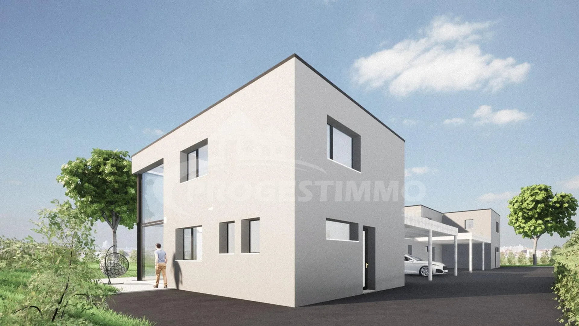 LUMINEUSE VILLA CONTEMPORAINE A CONSTRUIRE