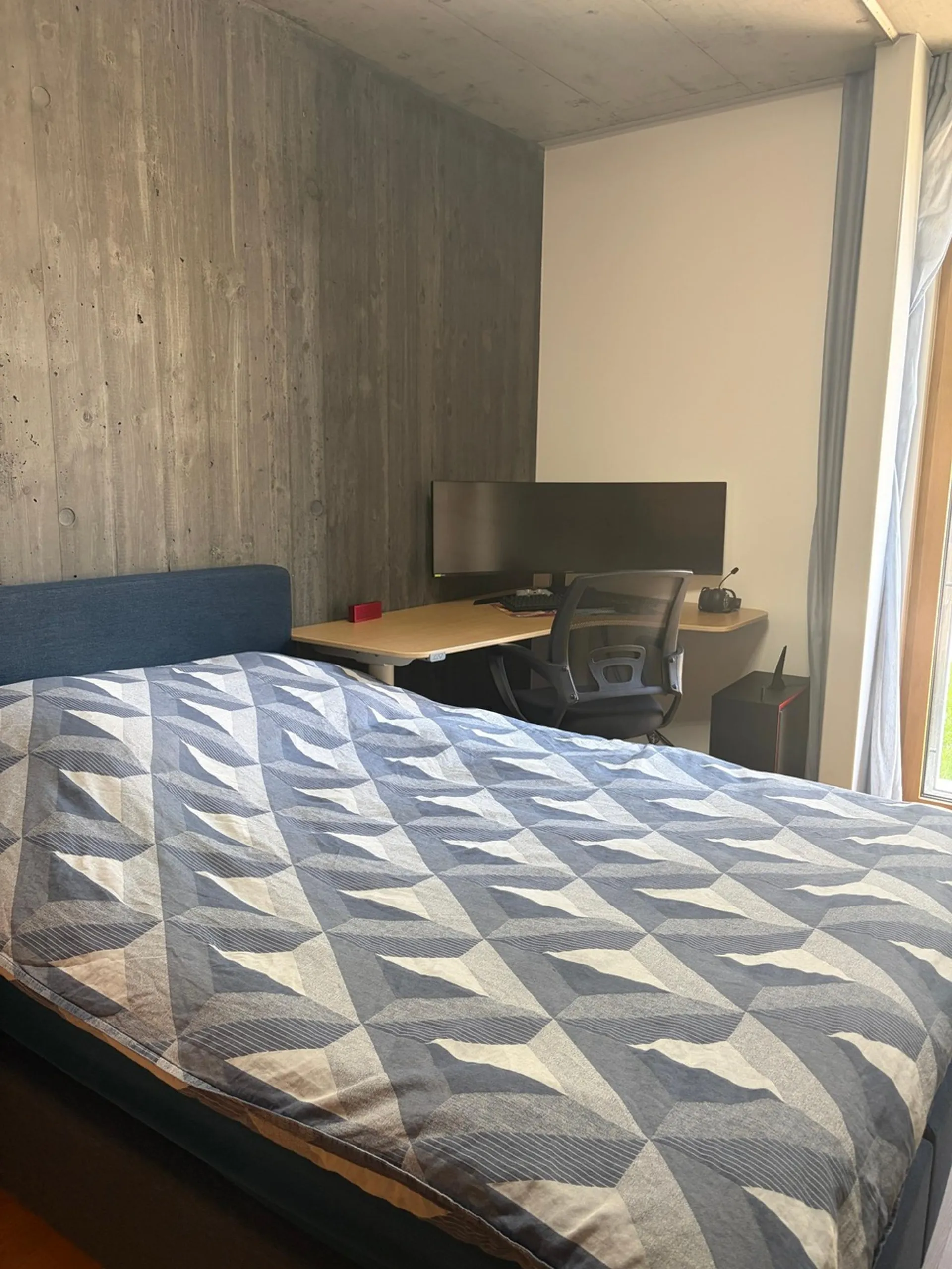 Appartement traversant de 3 pièces avec terrasse et jardin