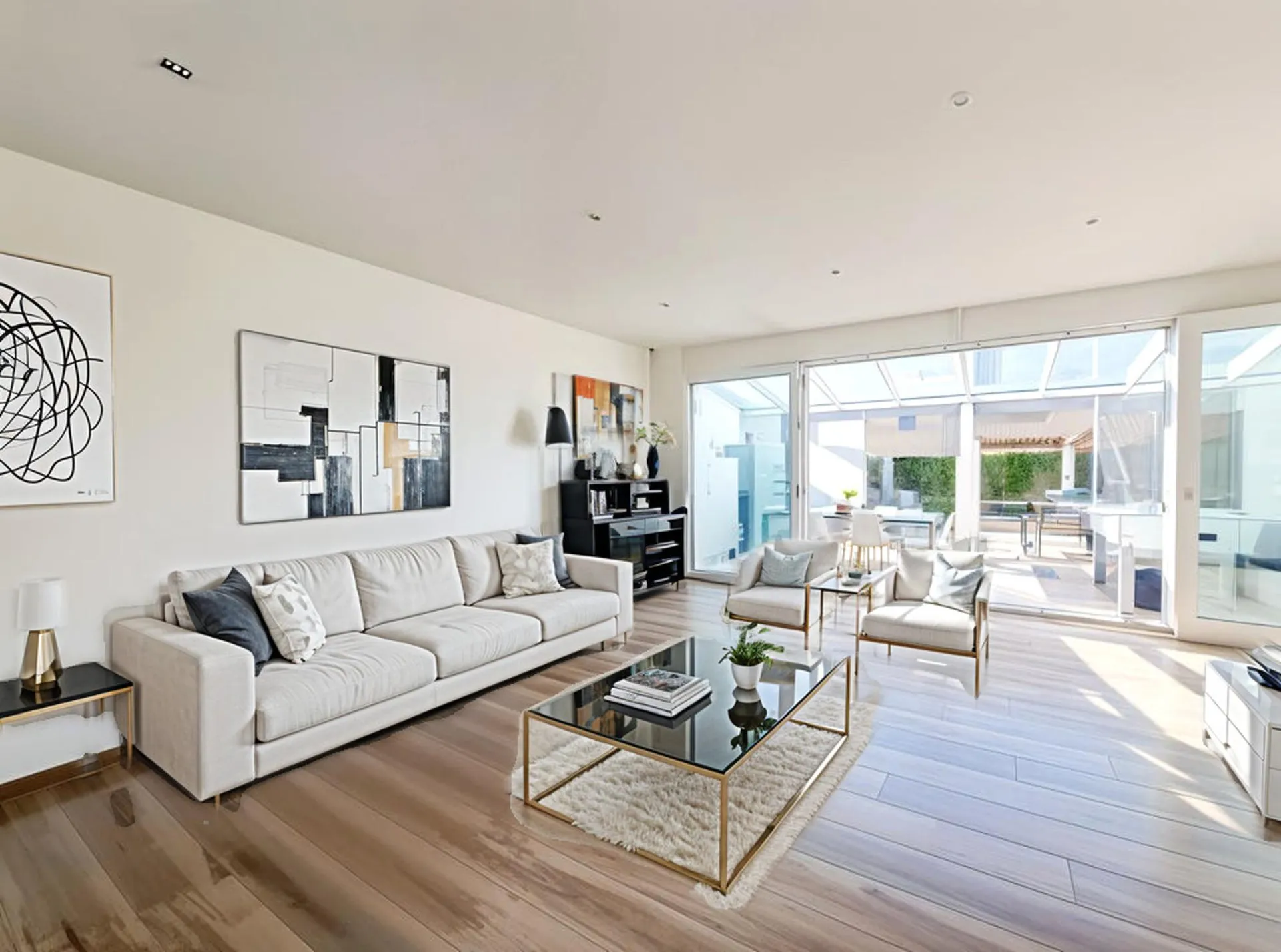 En exclusivité: Villa contemporaine & Minergie, vue  montagnes, Bellevue