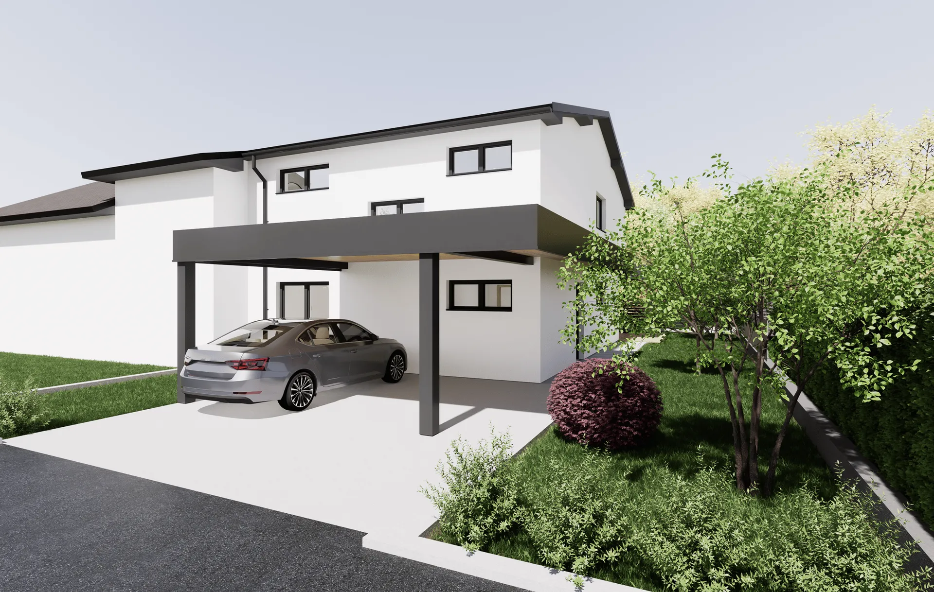 Villa mitoyenne neuve de 5.5 pces avec finitions au choix