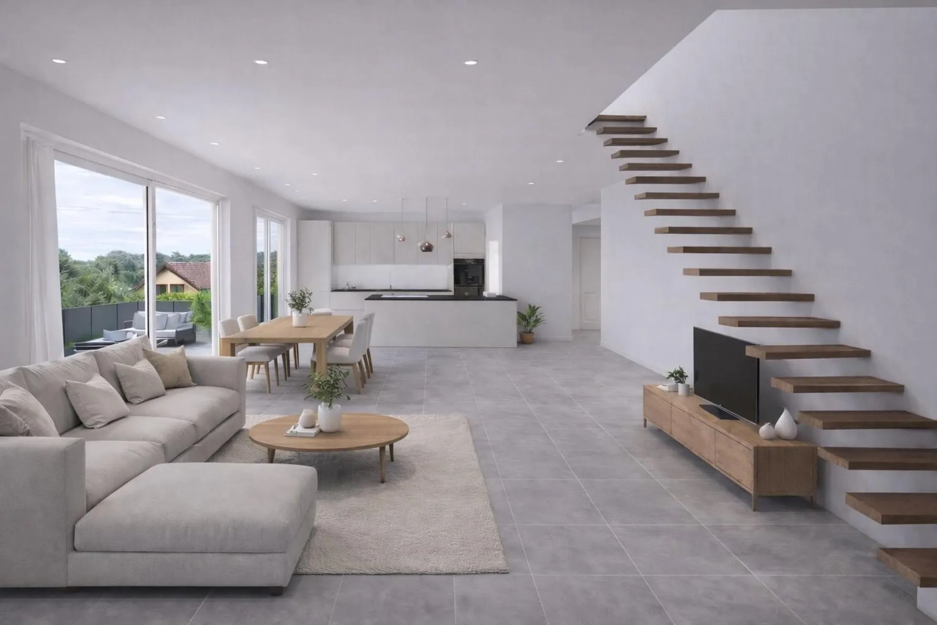 Immeuble contemporain avec 5 appartements – confort, nature et luminosité
