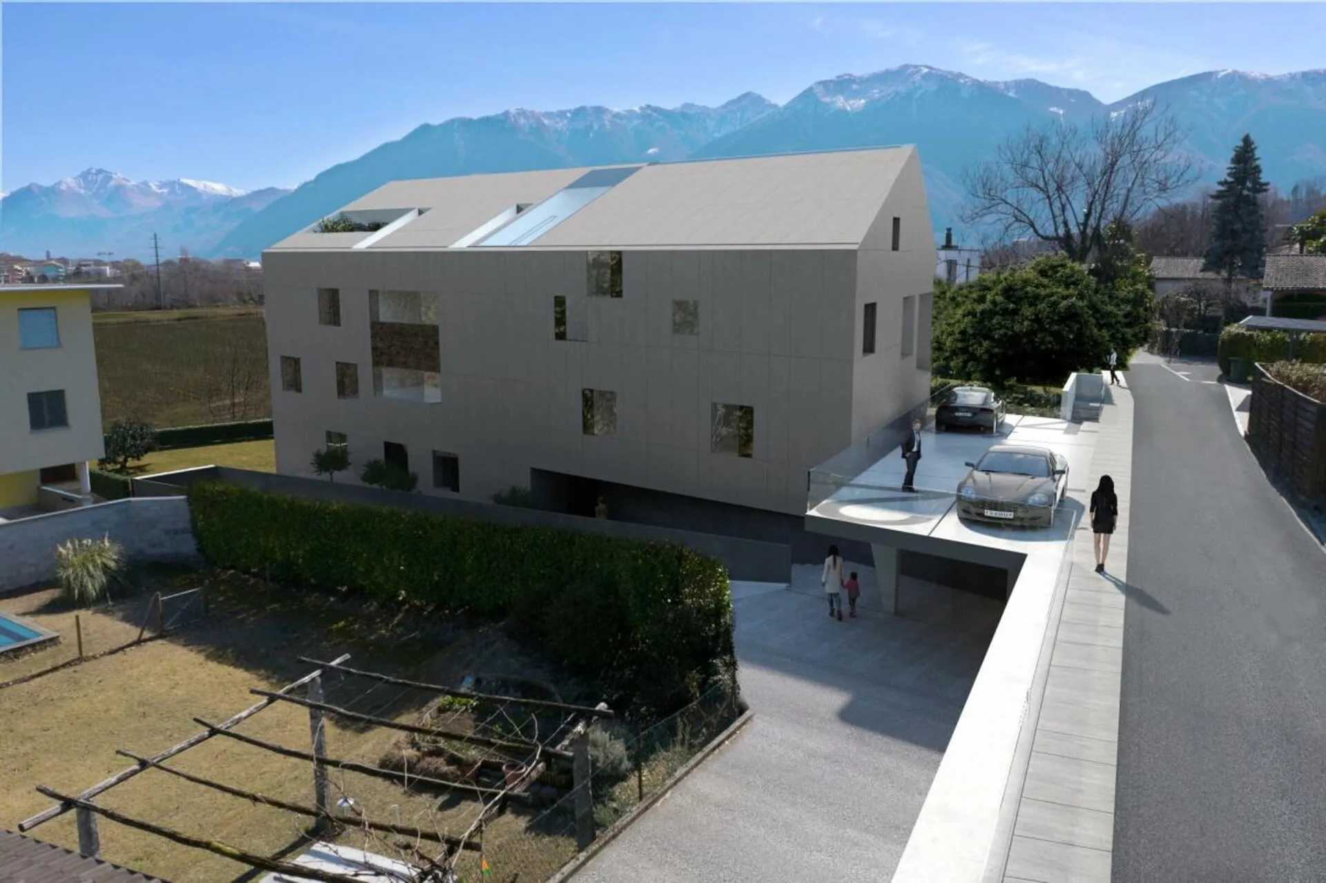 Elegante 3.5-Zimmer-Wohnung in exklusivem Projekt in Losone - nur noch 2 Einheiten verfügbar.