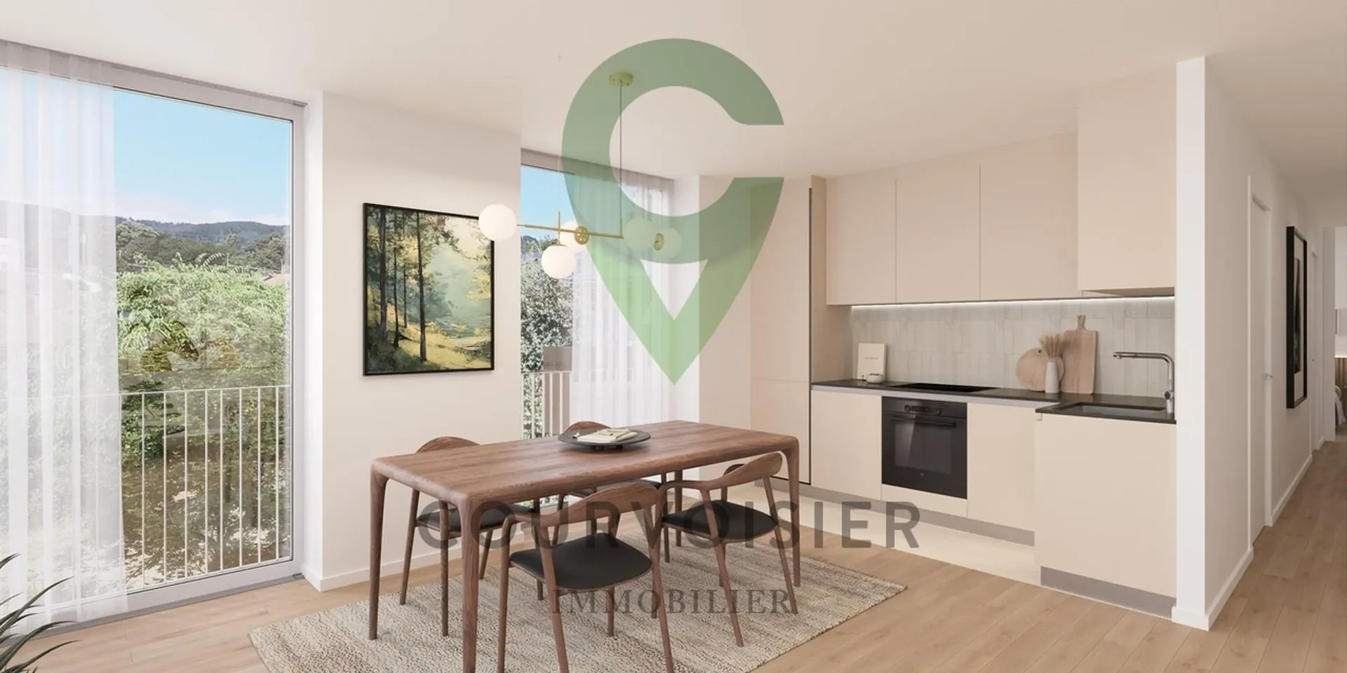 Lot A4 - superbe 3,5 pièces profitant d'un beau balcon