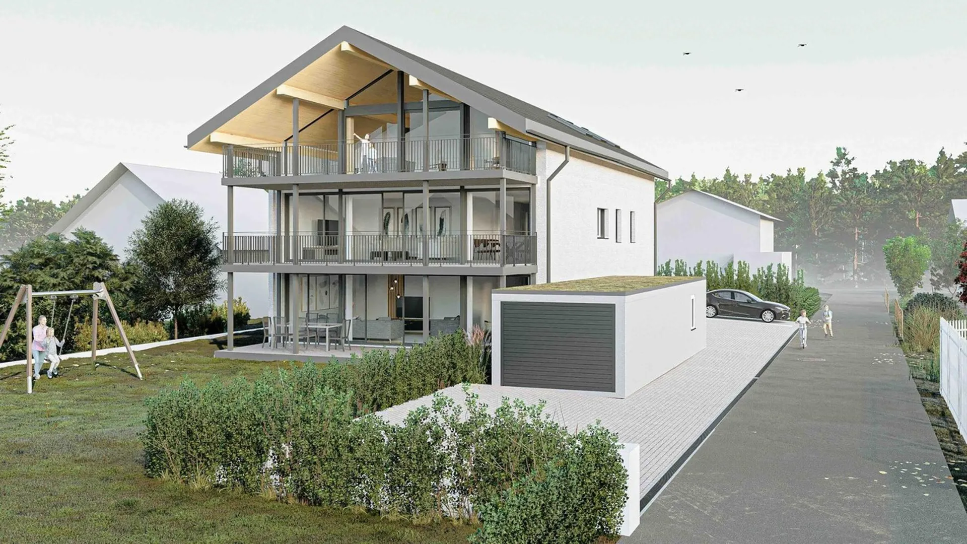 BAUPROJEKT "FLURA" WOHNUNG DACHGESCHOSS