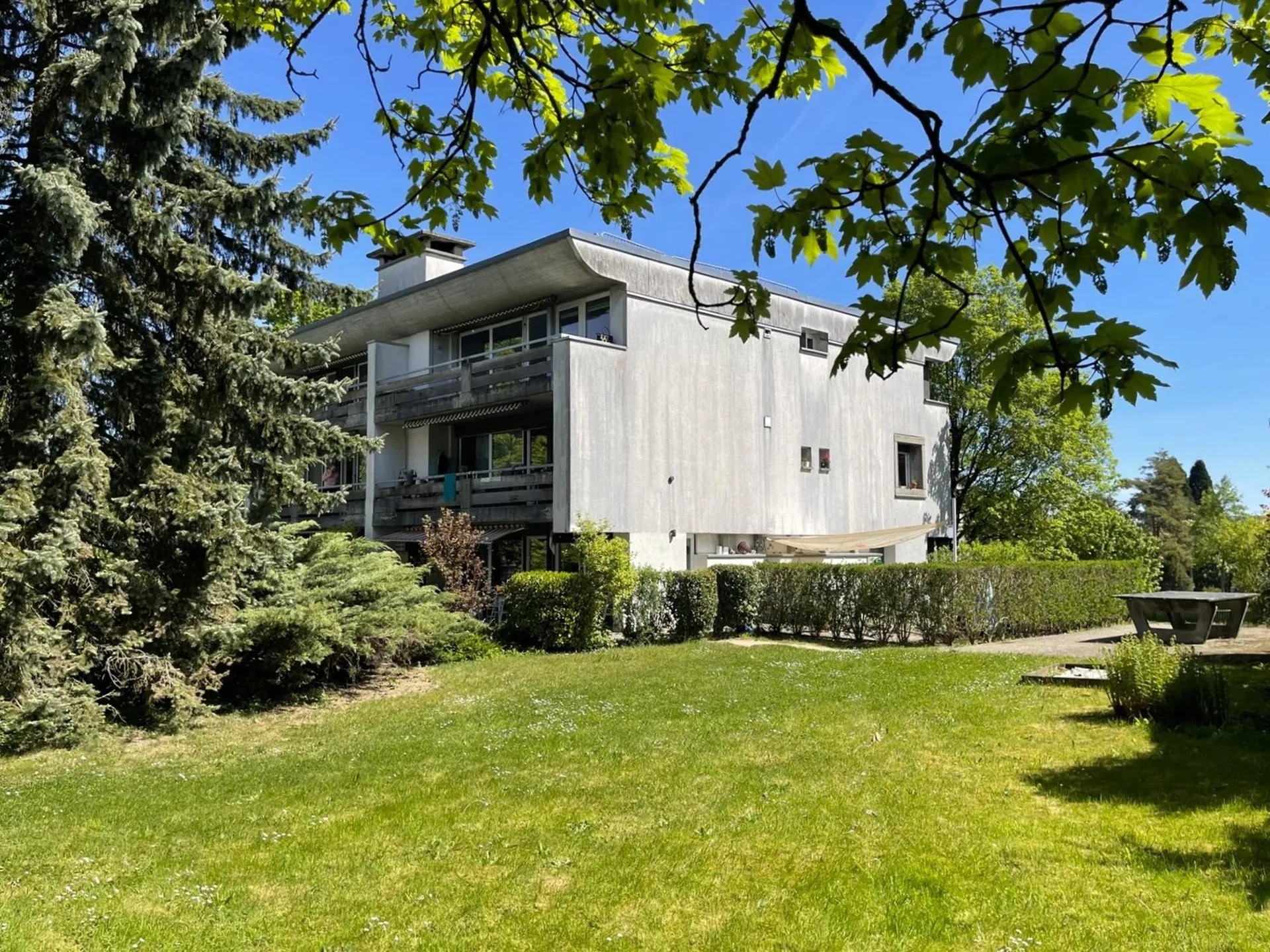 Schöner Grundriss, Balkon und Dachterrasse