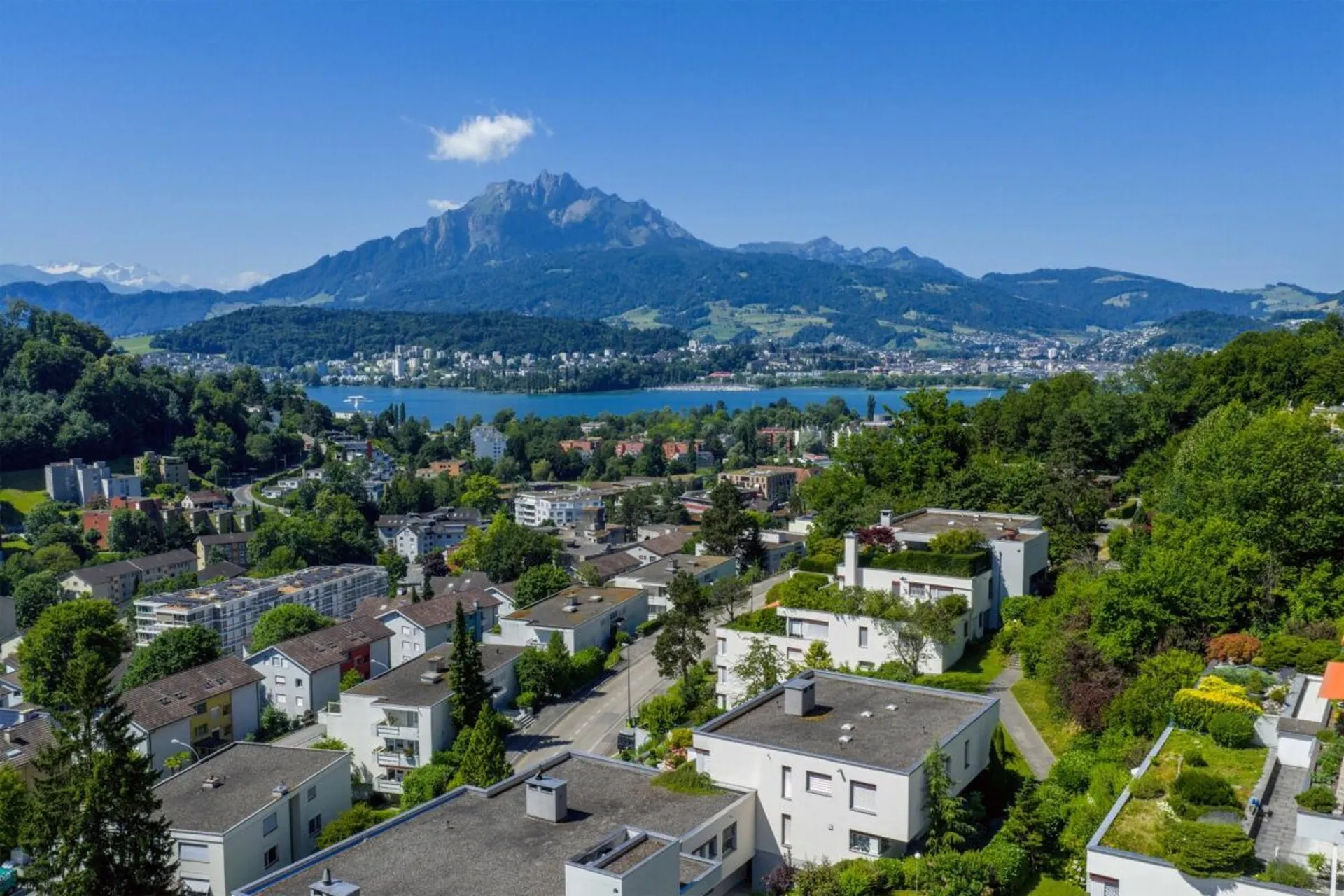 Exklusives Wohnen mit Seepanorama und Pilatusblick