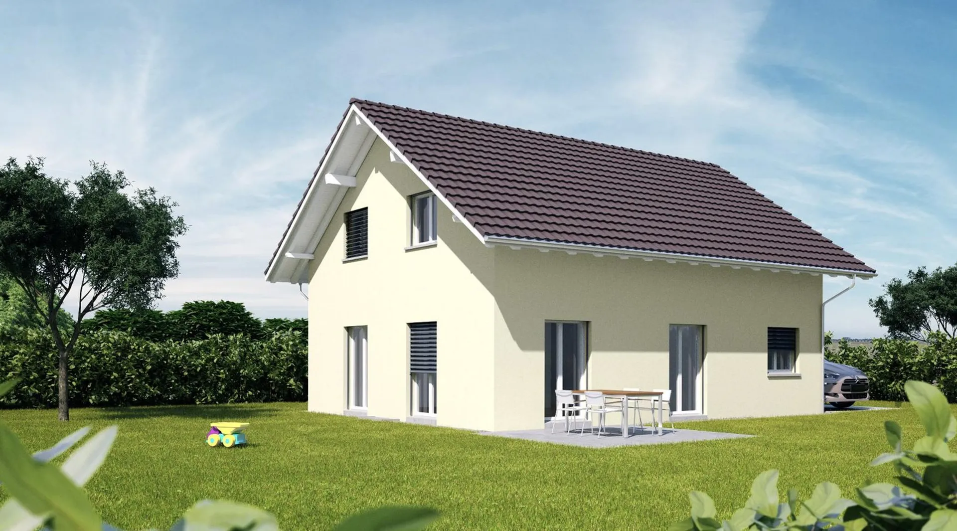 zwei freistehende EFH | Individuell anpassbar | ruhige Lage Fernsicht