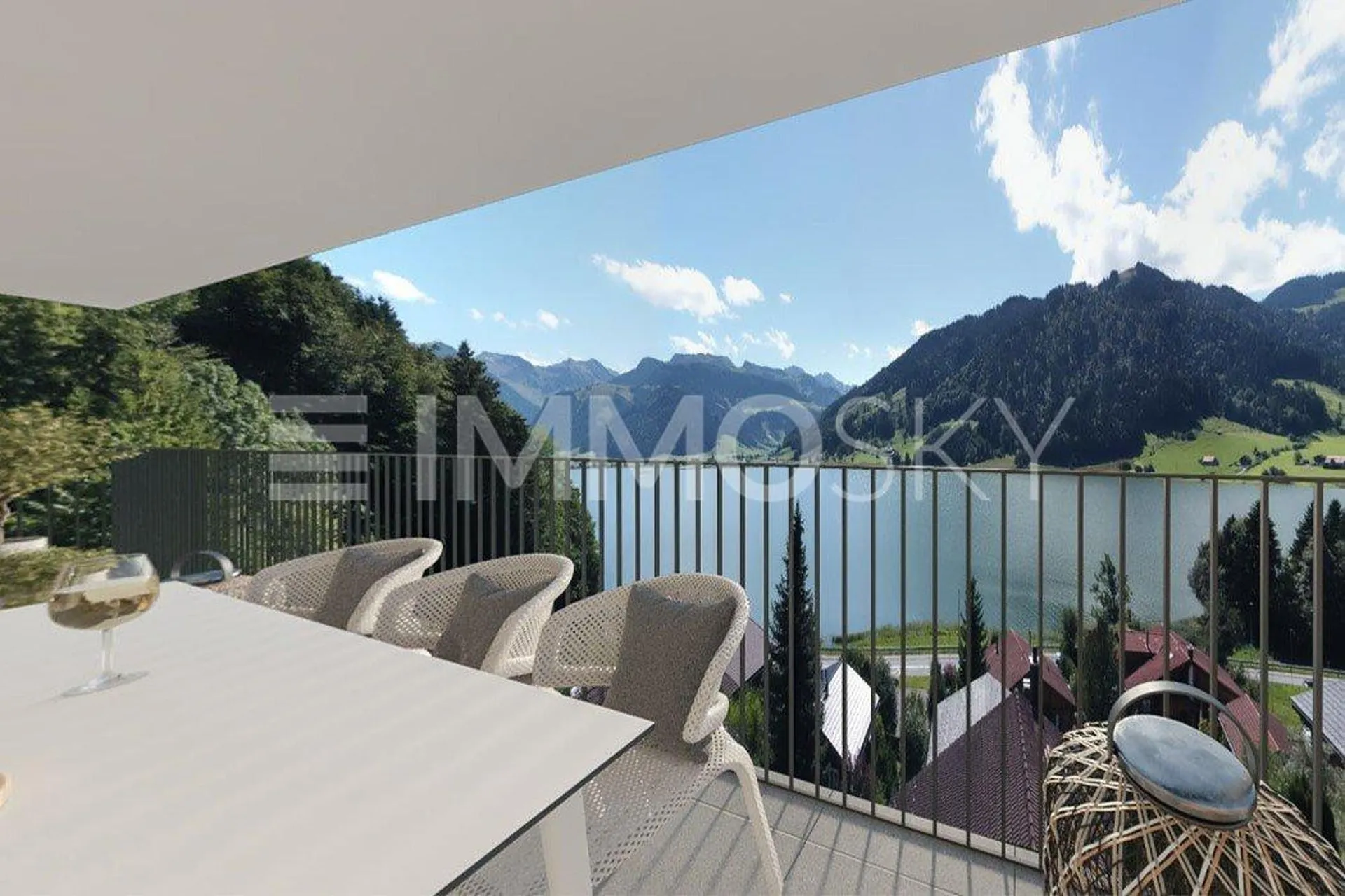 Exklusives Wohnen mit Fernblick auf den See
