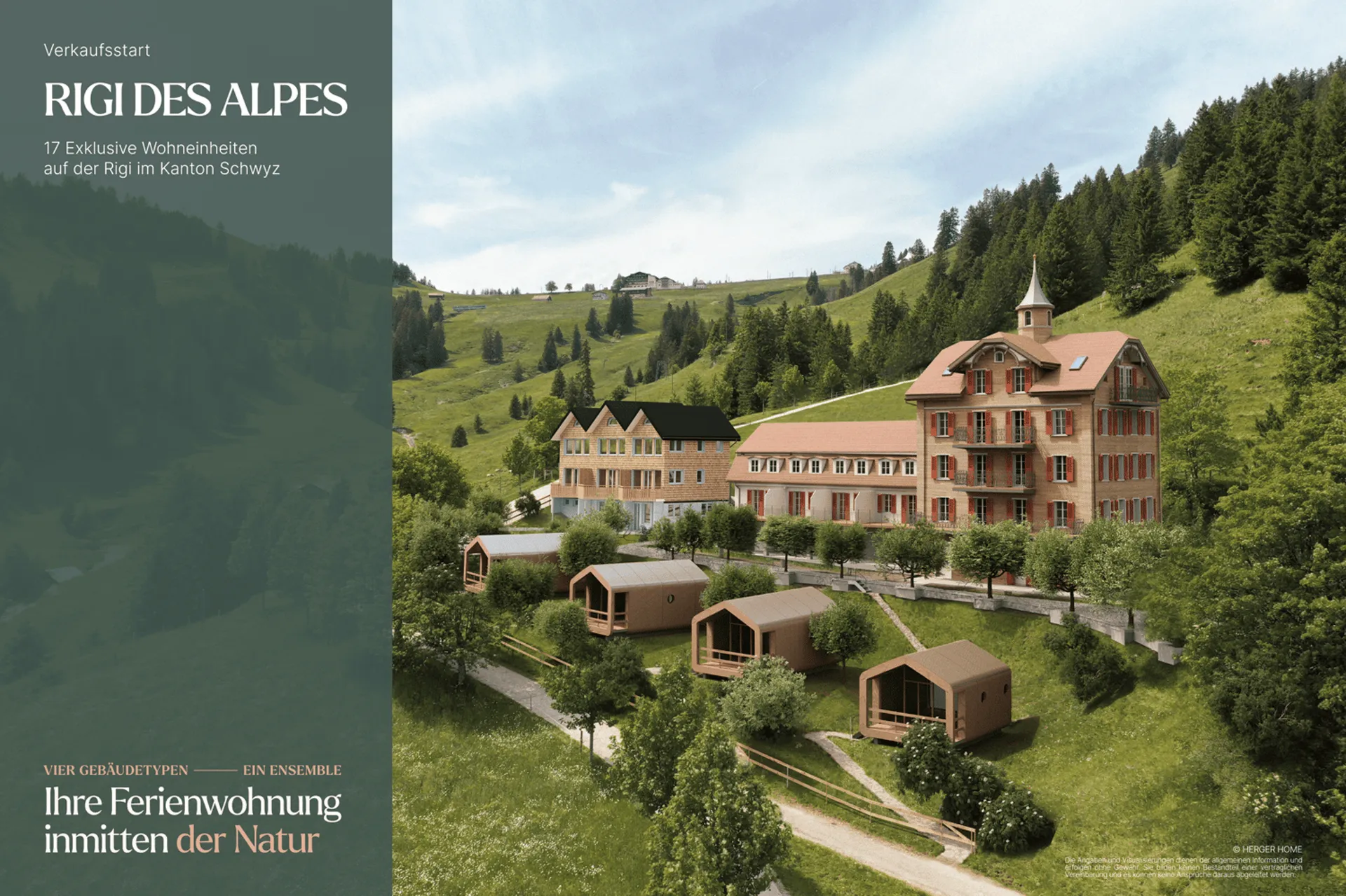 3.5-Zimmer-Wohnung im Turmhaus – Projekt Rigi Des Alpes
