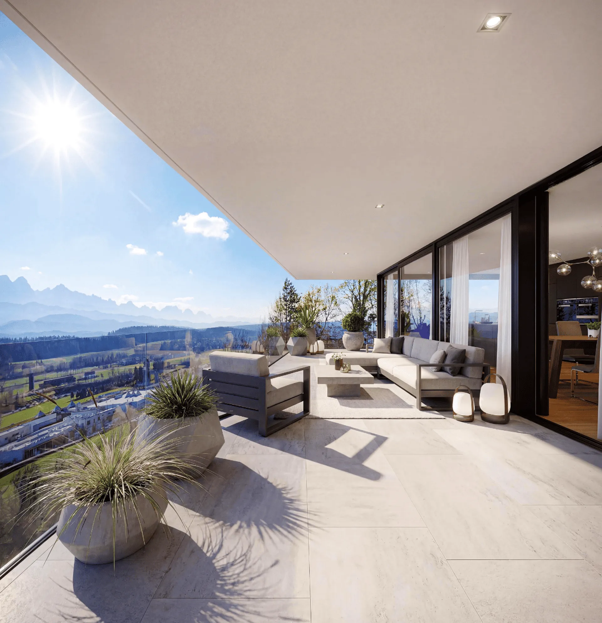 Luxuriöse 4.5-Zimmer Wohnung im Erdgeschoss mit 139 m² Wohnfläche und 60 m² Terrasse
