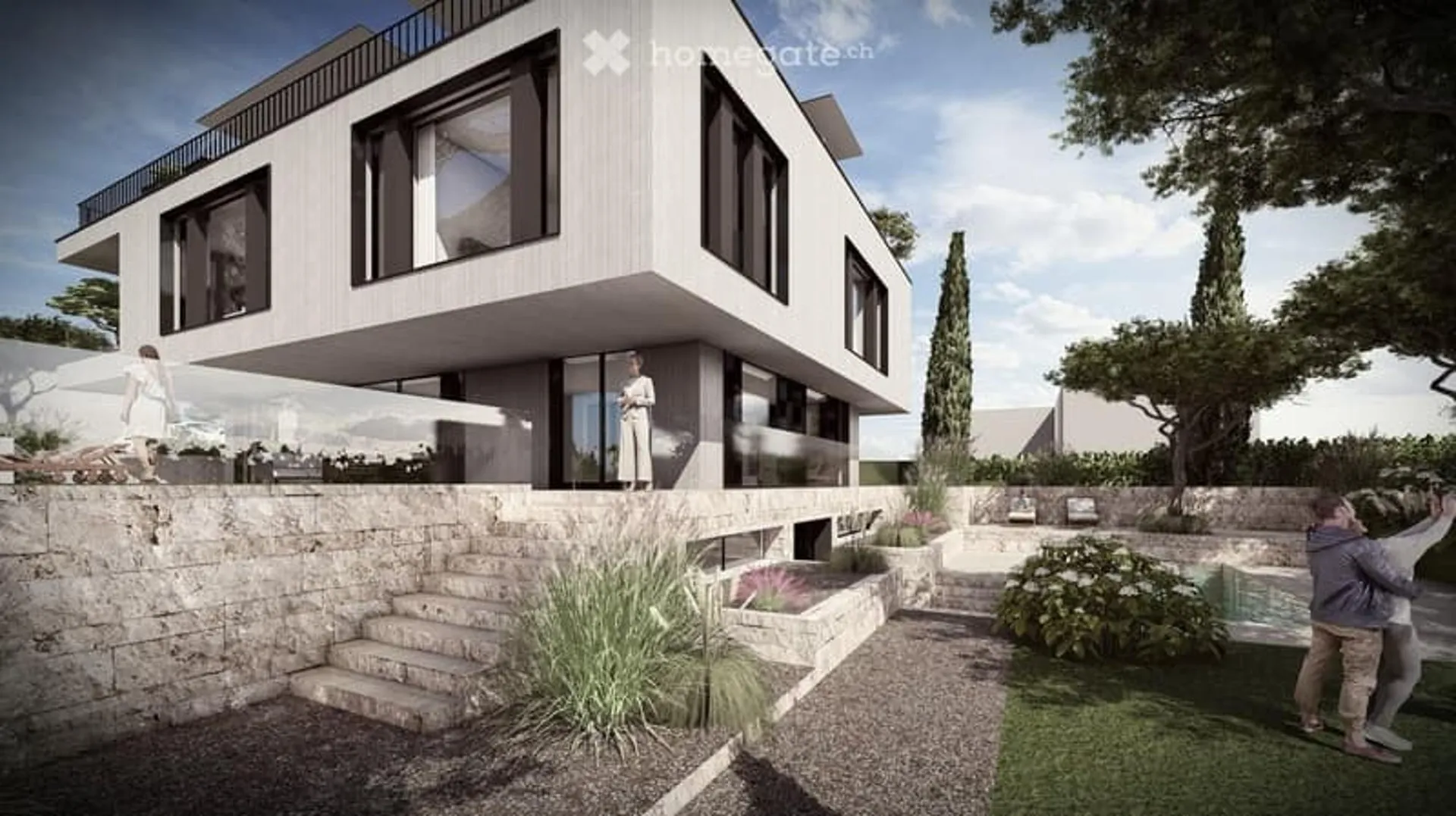 "PHOENIX" - Exklusive Garten-Maisonettewohnung mit parkähnlichem Privatgarten in Oberwil BL