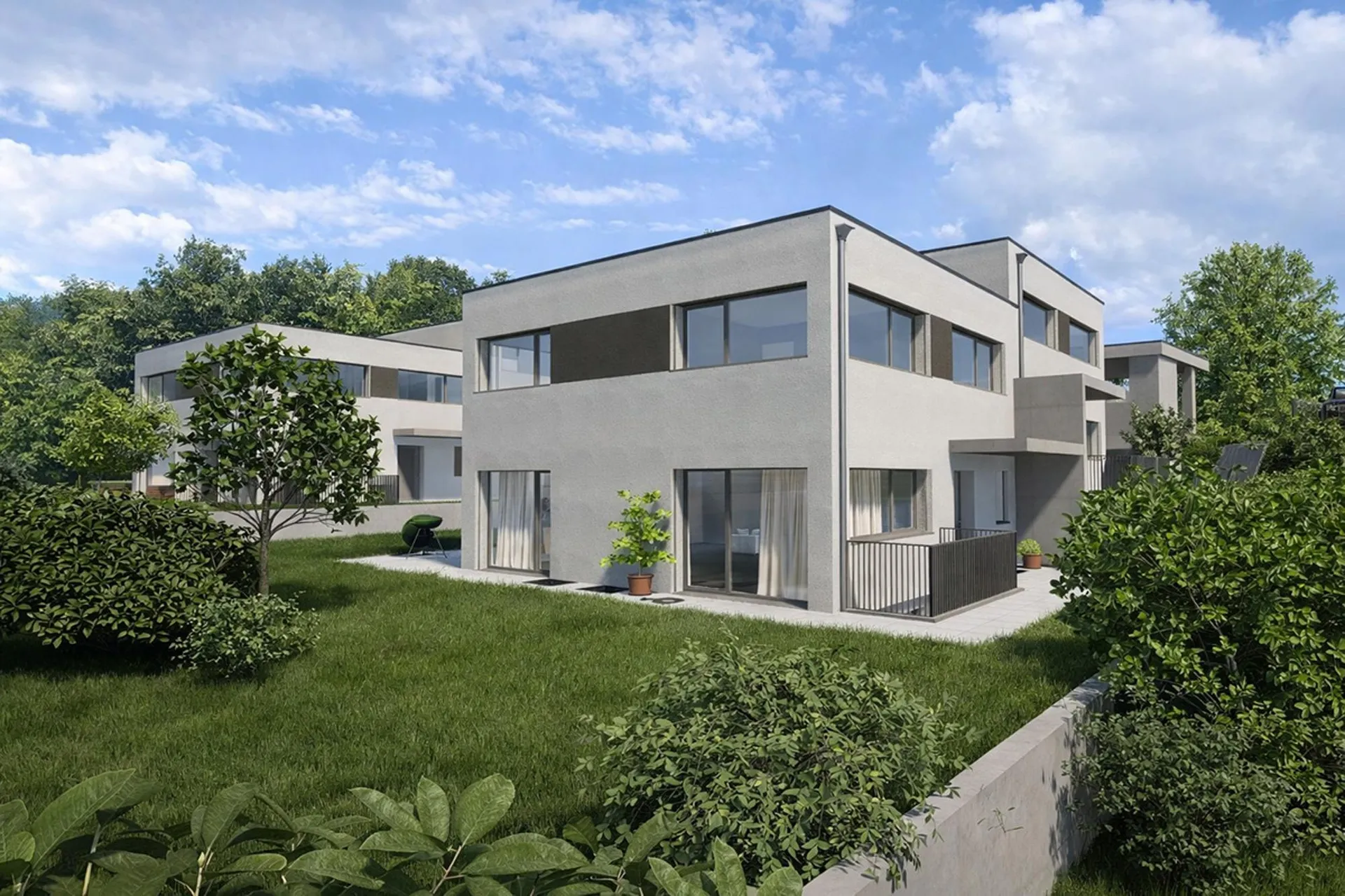 NEUBAU VIER DOPPELEINFAMILIENHÄUSER , NIEDERDORF