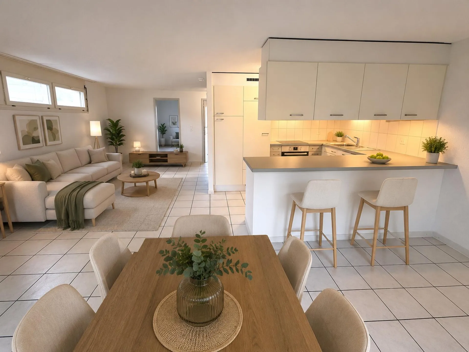 Schöne 3.5-Zimmerwohnung mit Balkon und eigenem Waschturm in Häusernmoos, Emmental