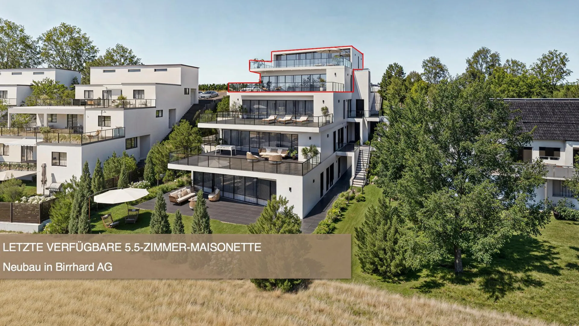 Letzte 5.5-Zi Maisonette mit zwei Terrassen Birrhard