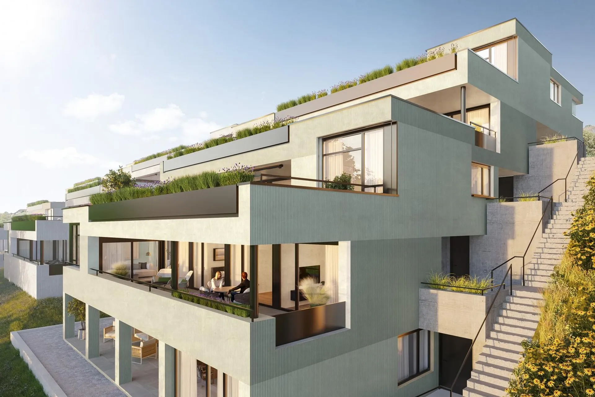 NEUBAU 5.5-Zimmer-Terrassenwohnung in Oberrohrdorf