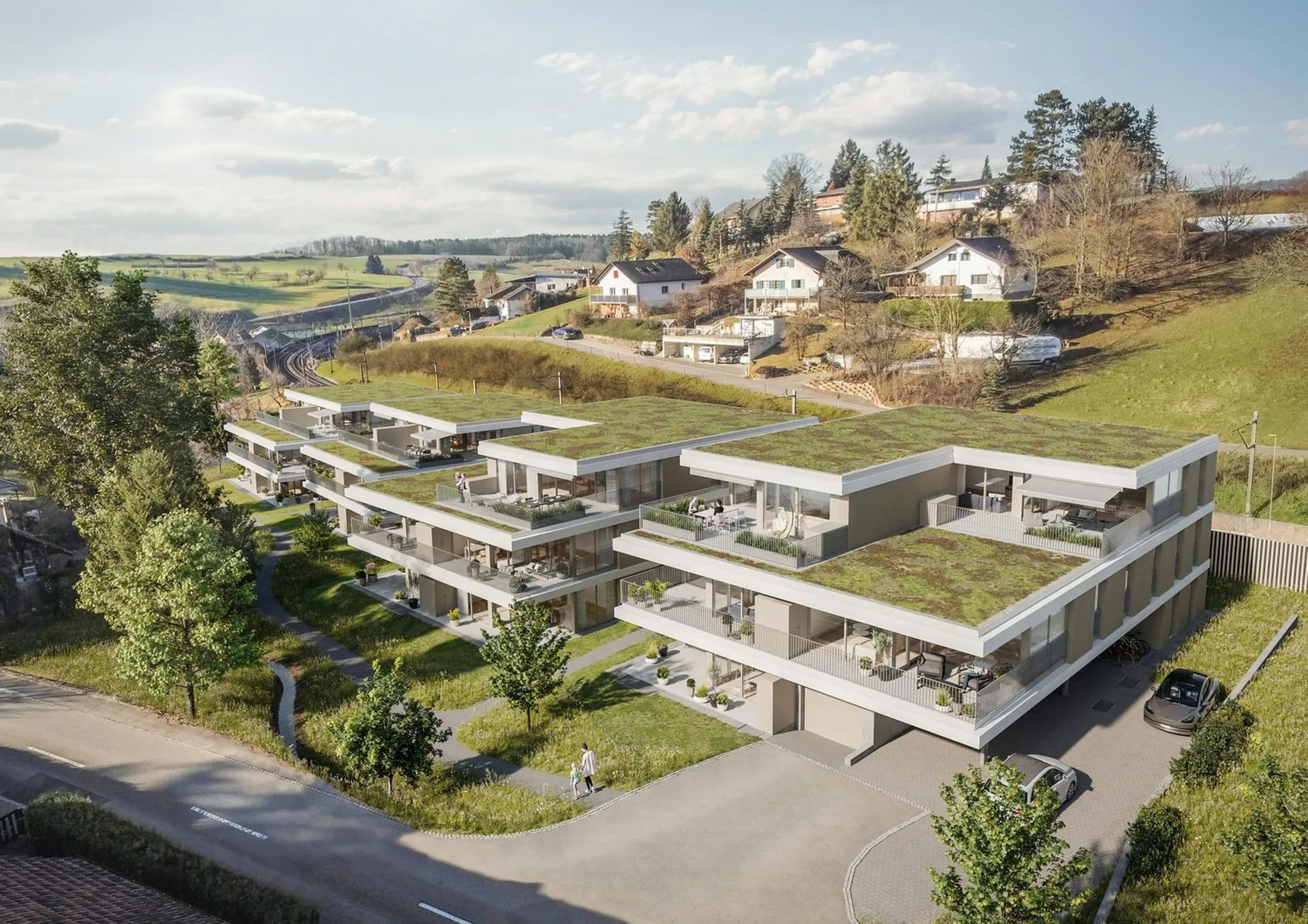 Attraktive 4.5-Zimmer-Attikawohnung im Neubauprojekt Bachgarten