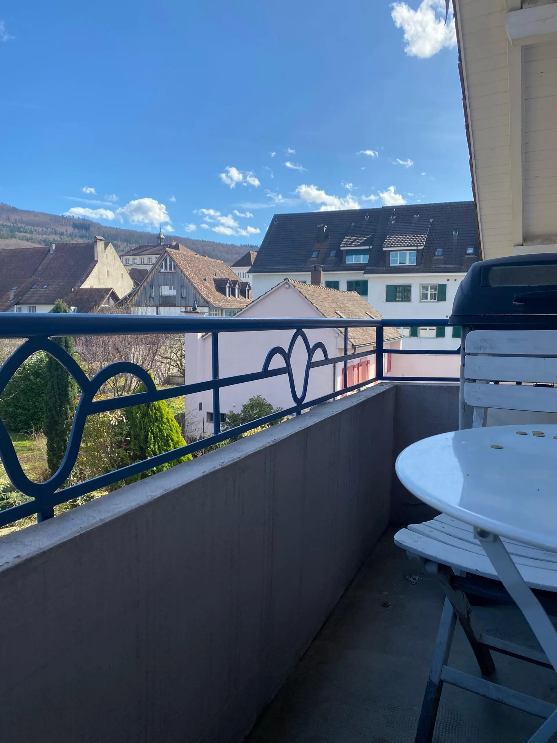 Schöne, helle Dachwohnung mit Balkon mit wunderbarer Aussicht