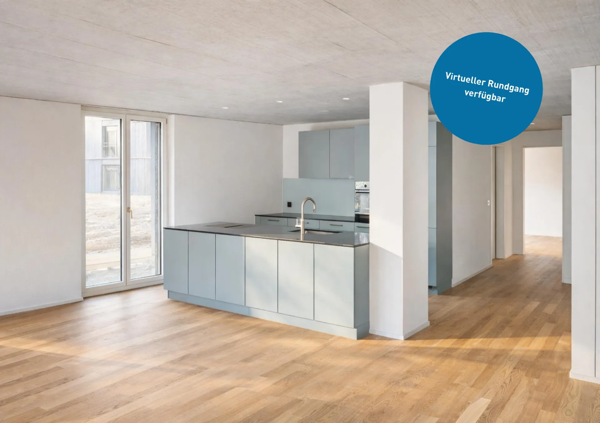 3.5-Zimmer-Neubauwohnung mit Weitblick in der Überbauung 7 Lerchen in Kloten