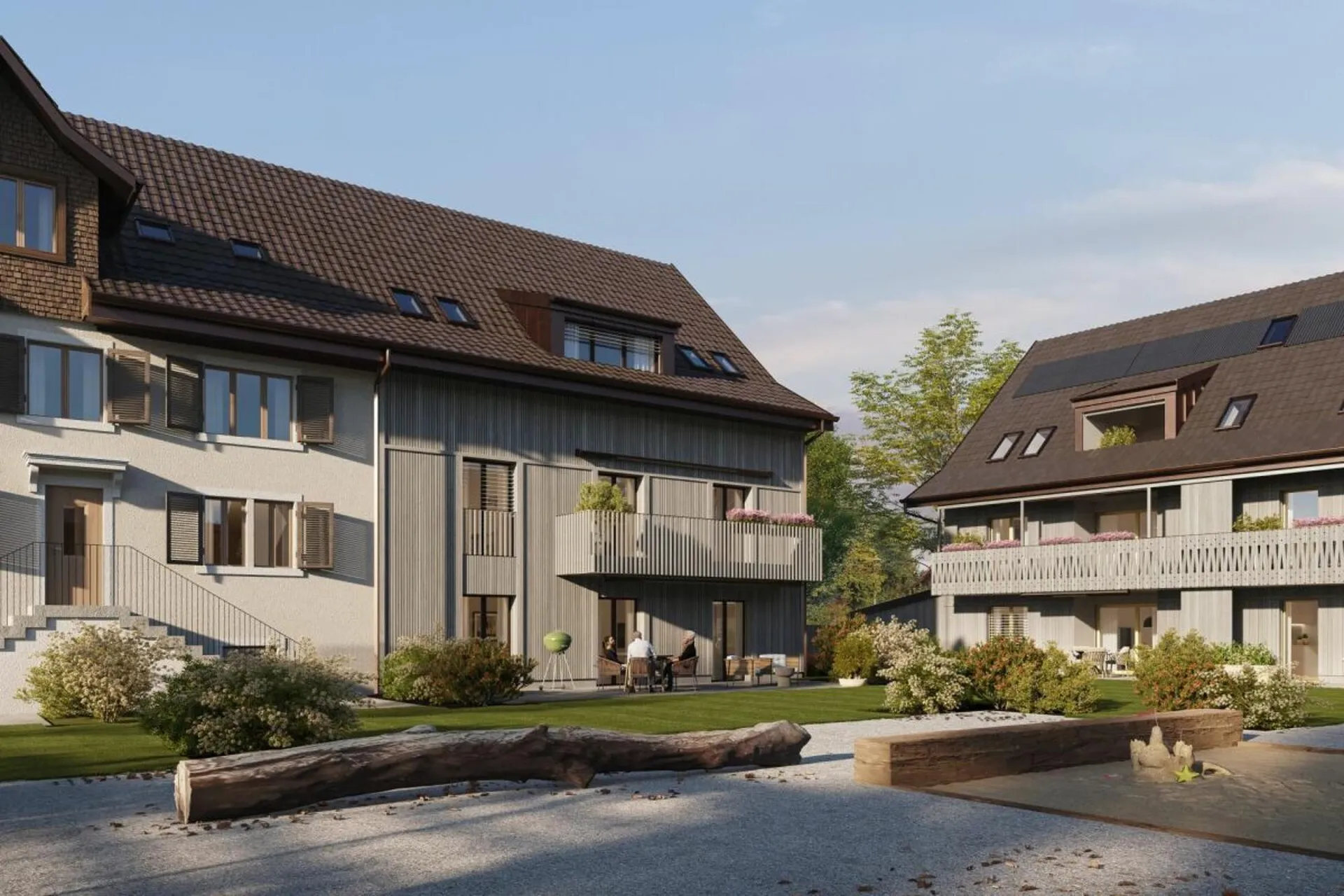 BAUSTART ERFOLGT! «Dorf Ottikon»: Freiraum und Wohnauswahl in einzigartigem Ensemble