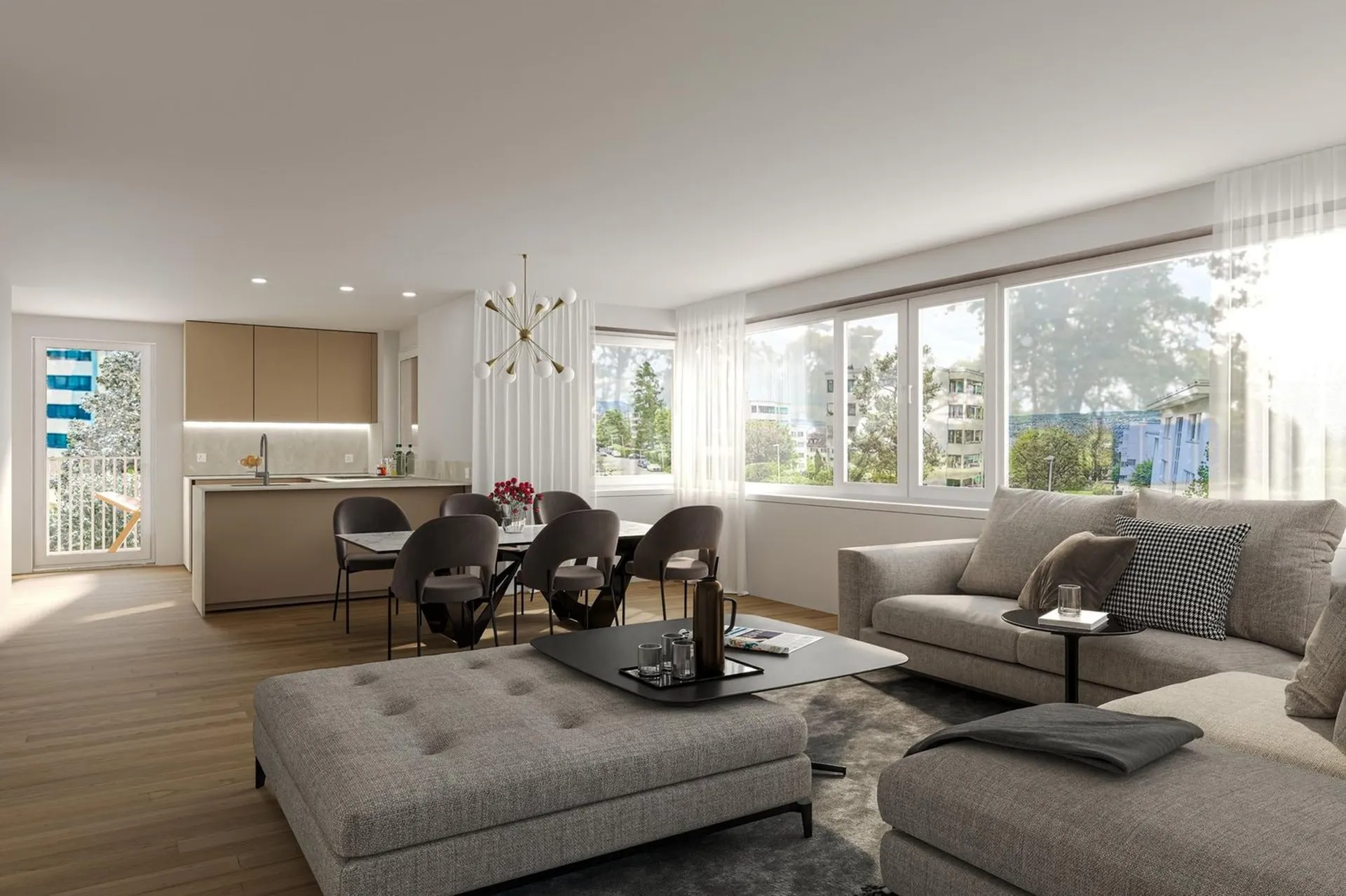 Neubau: Moderne 3.5-Zimmerwohnung mit Seeblick