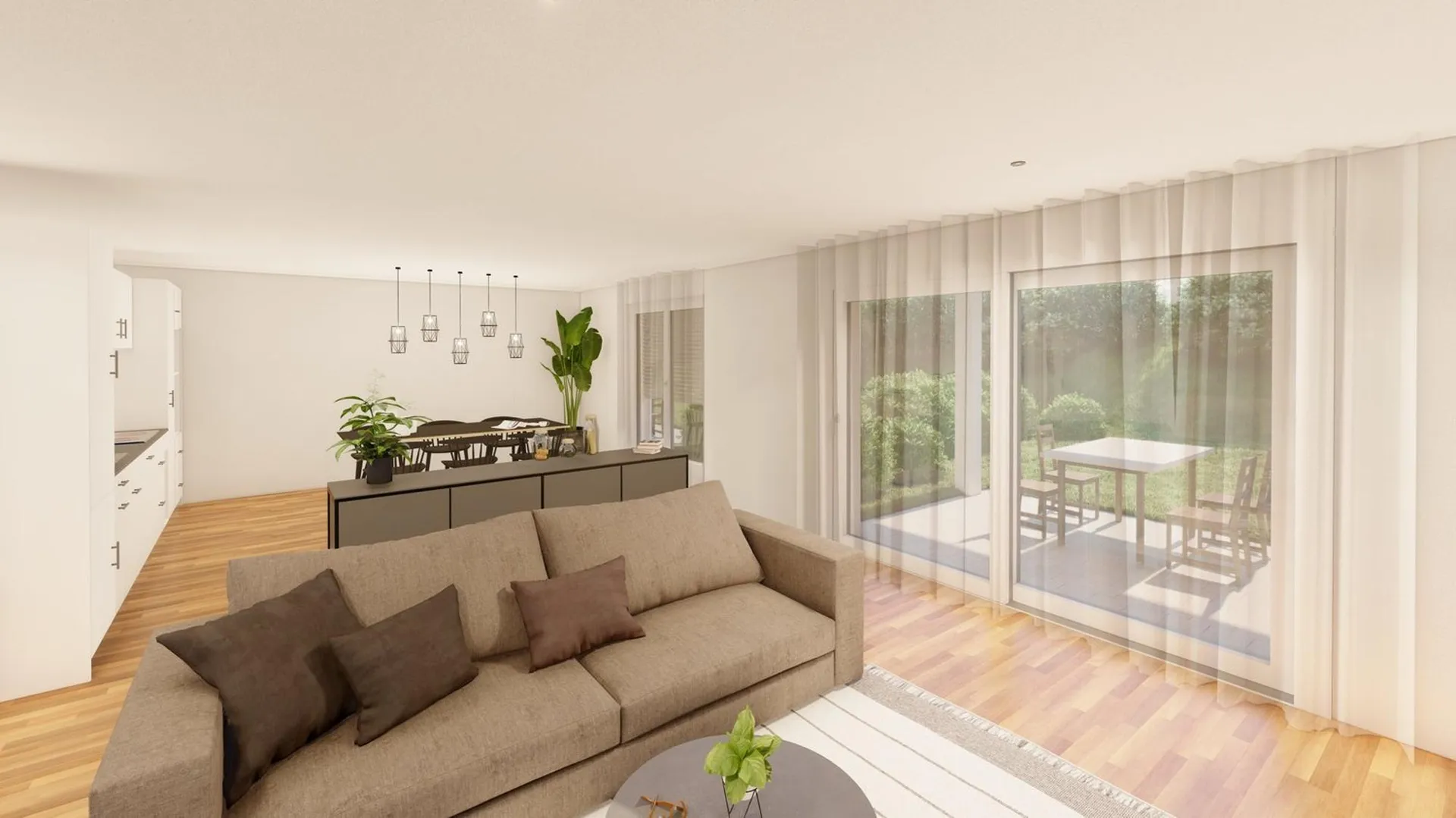 Grosszüge 3.5-Zimmer-Neubau-Wohnungmit offener Galerie in Bleienbach