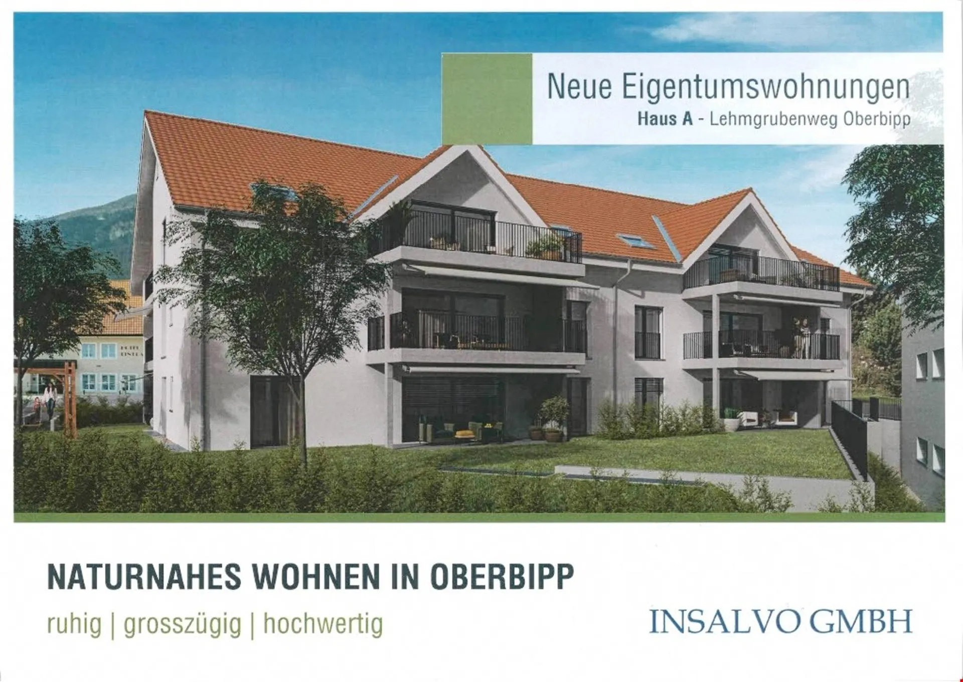 Die letzten Wohnungen . . .